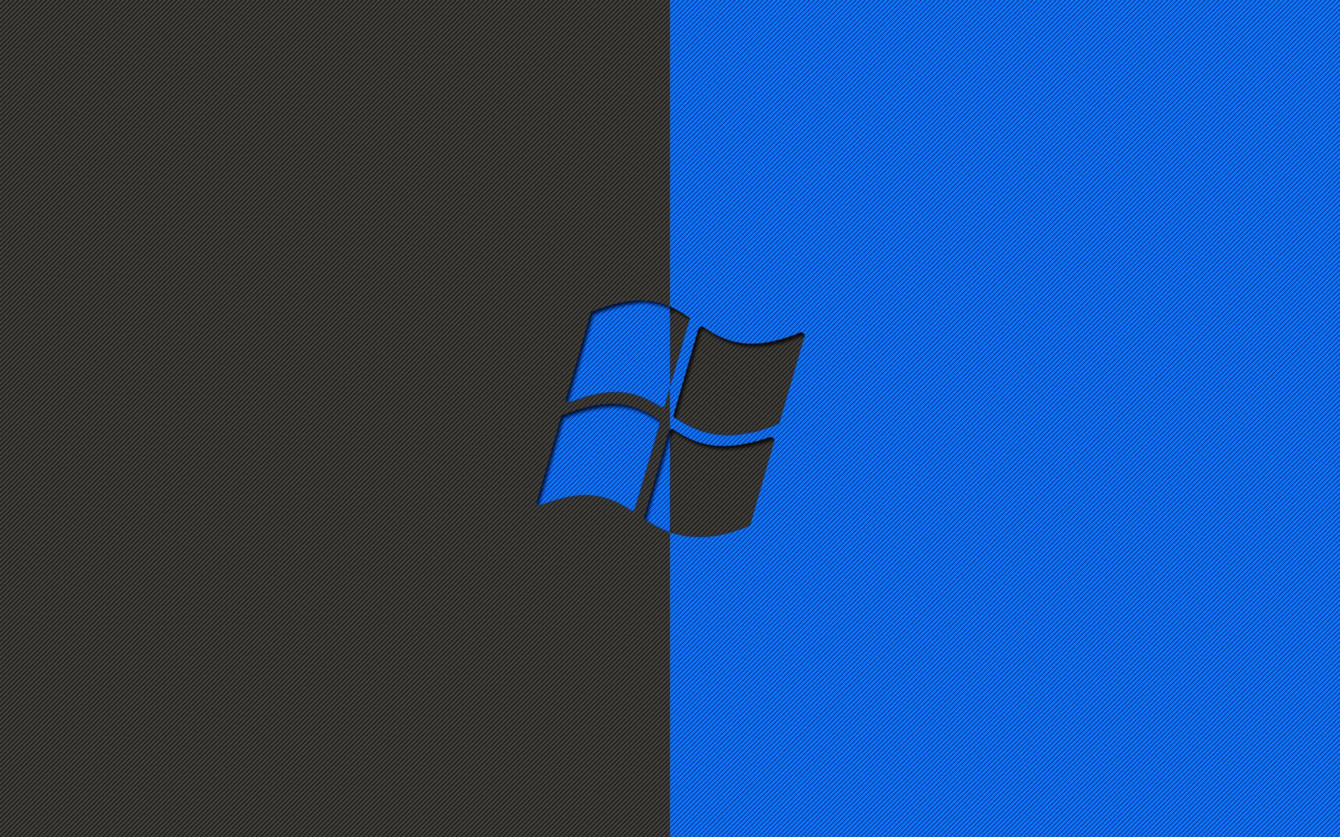 Экран на две части. Виндовс темно синий. Синий фон виндовс. Обои с логотипом Windows. Windows Минимализм.