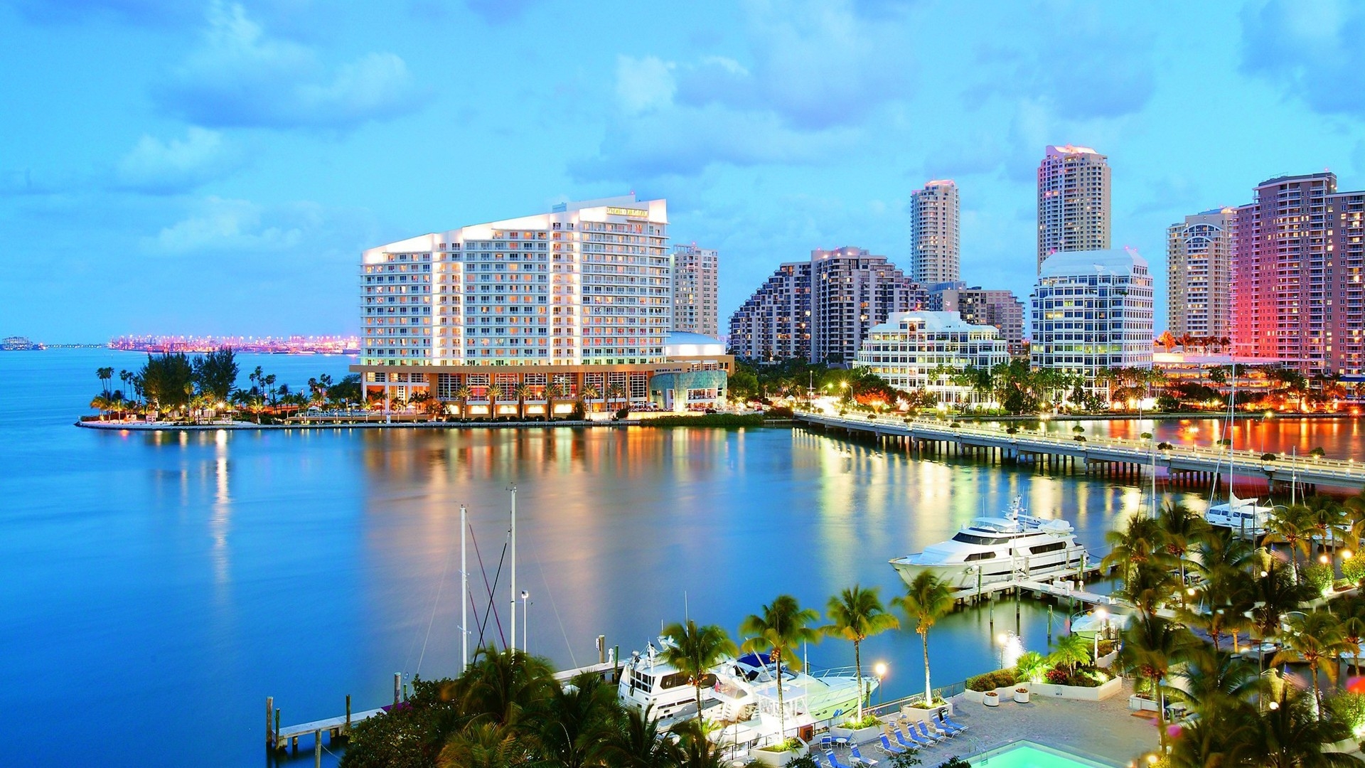 море, яхты, miami