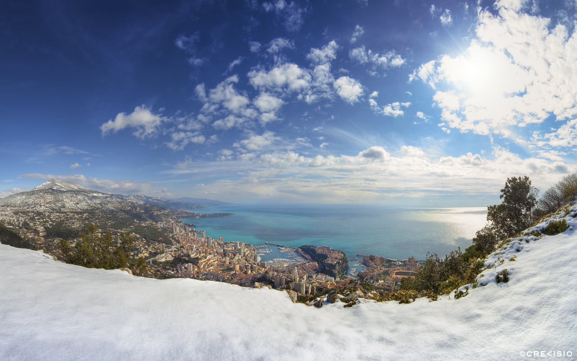 monaco, море, взгляд