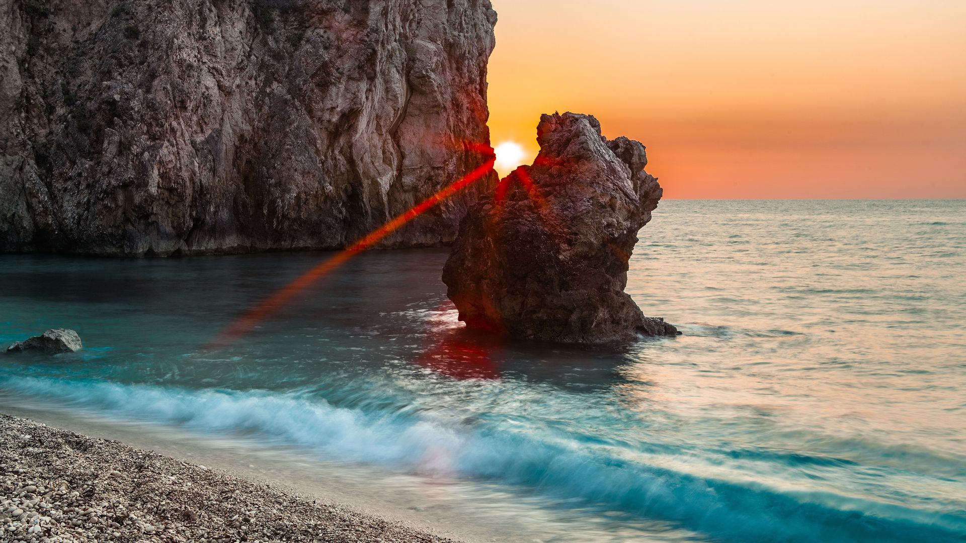 греческое, море, вода