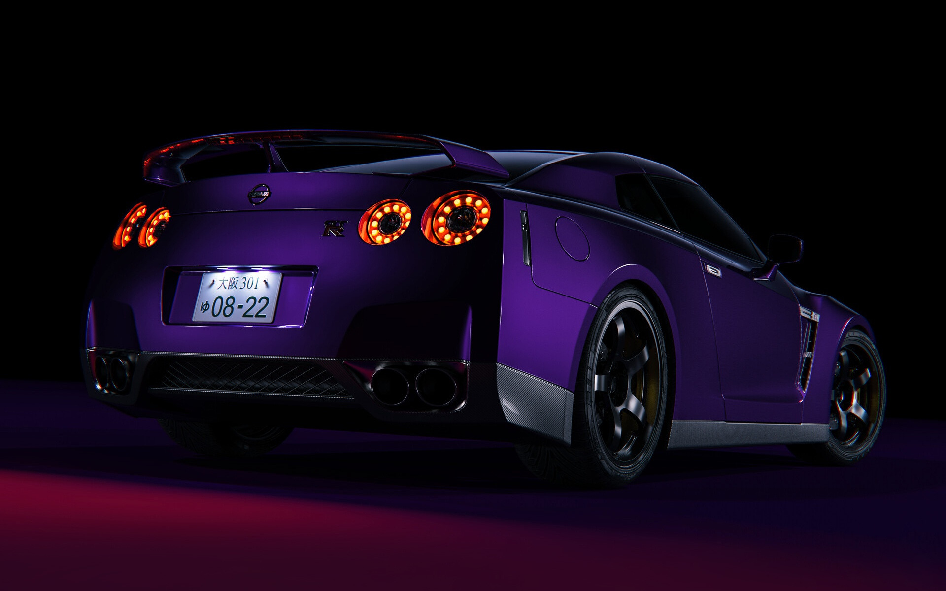 Фиолетовая машина на обои. Nissan gt r r35 неон. Nissan Skyline r35 GTR фиолетовый. Nissan GTR r35 Purple. Nissan GTR 35 Nismo фиолетовый.