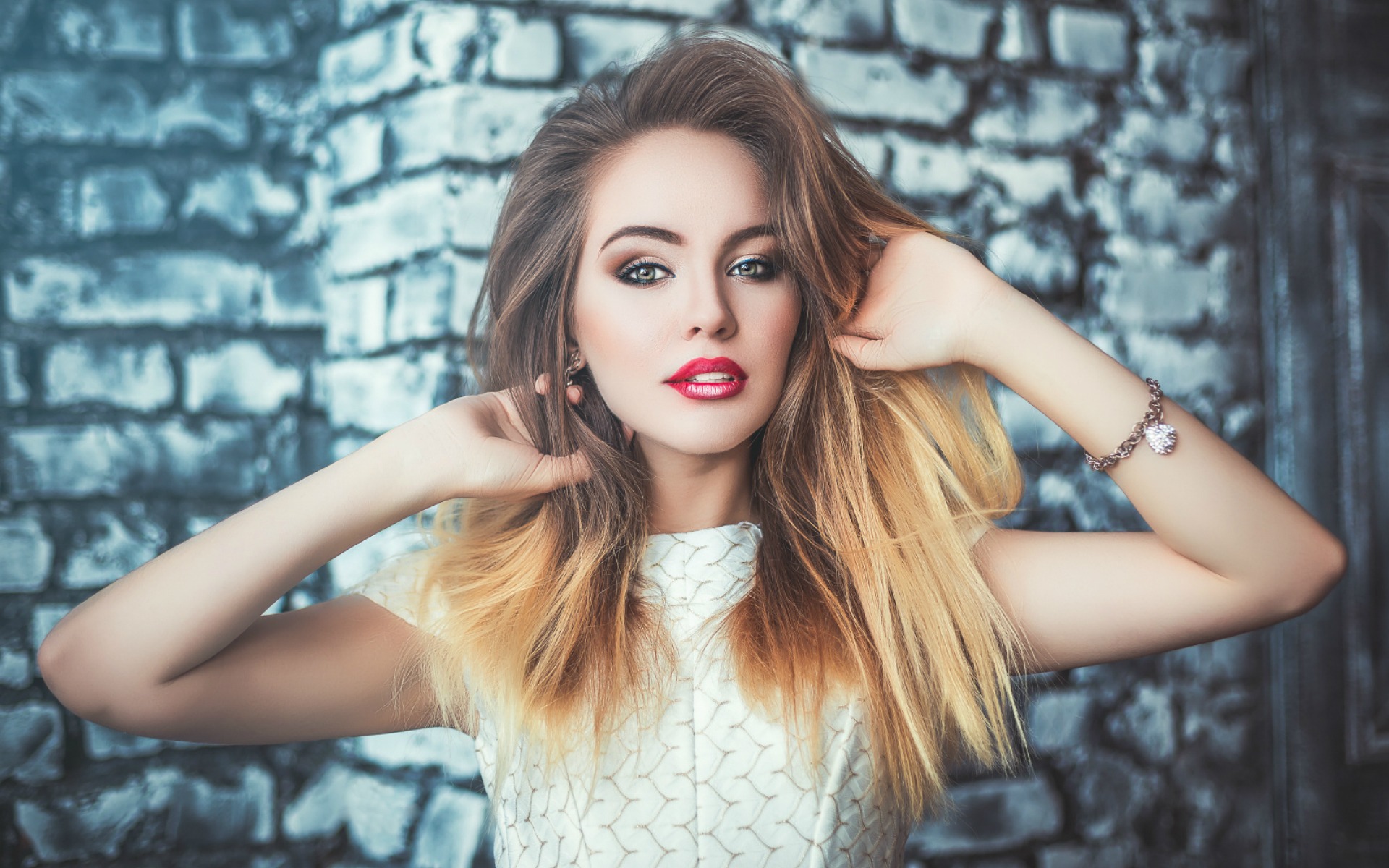 девушка, красивый