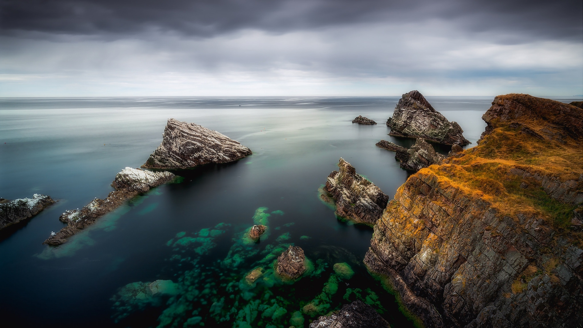 шотландия, море, побережье