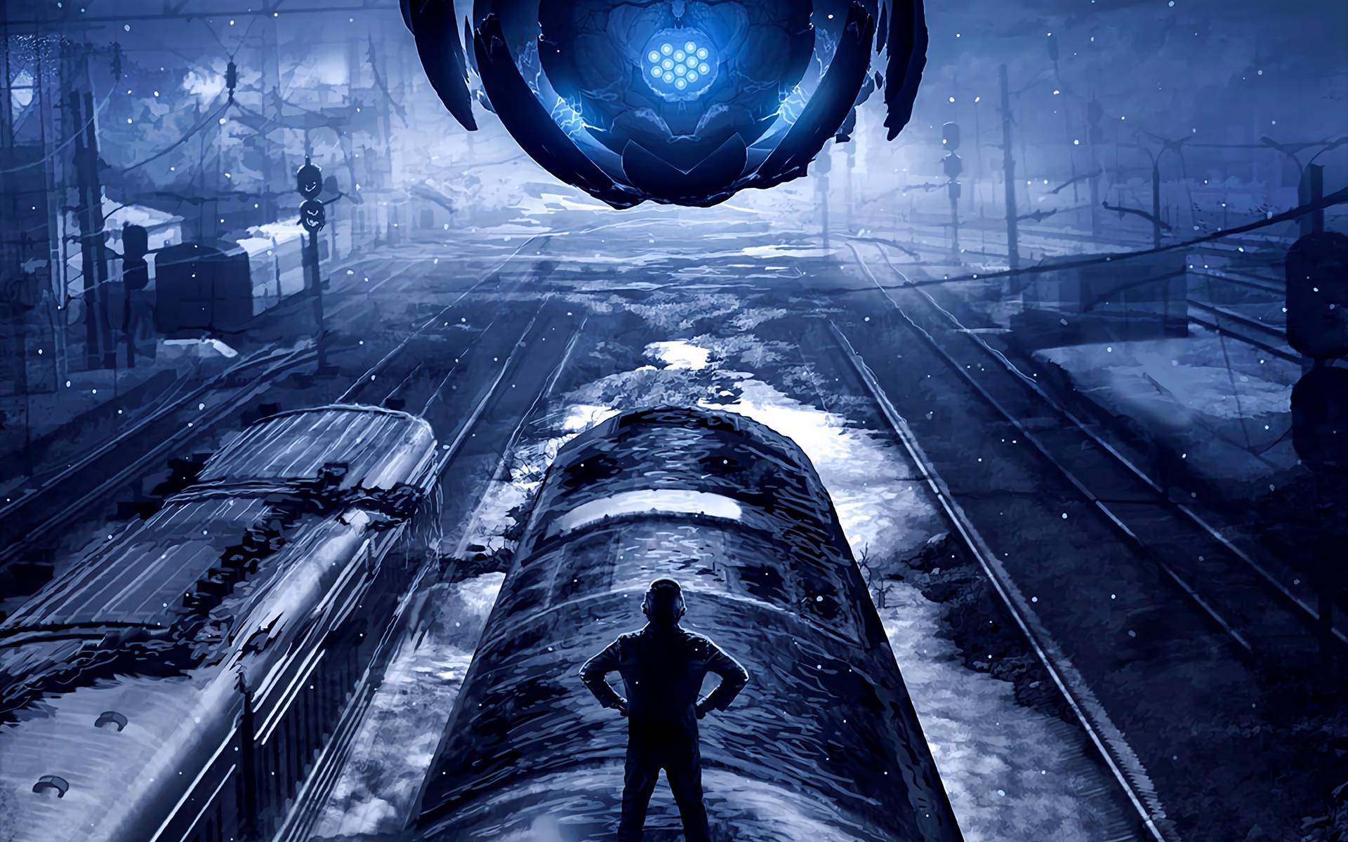 портал, фон, компьютер