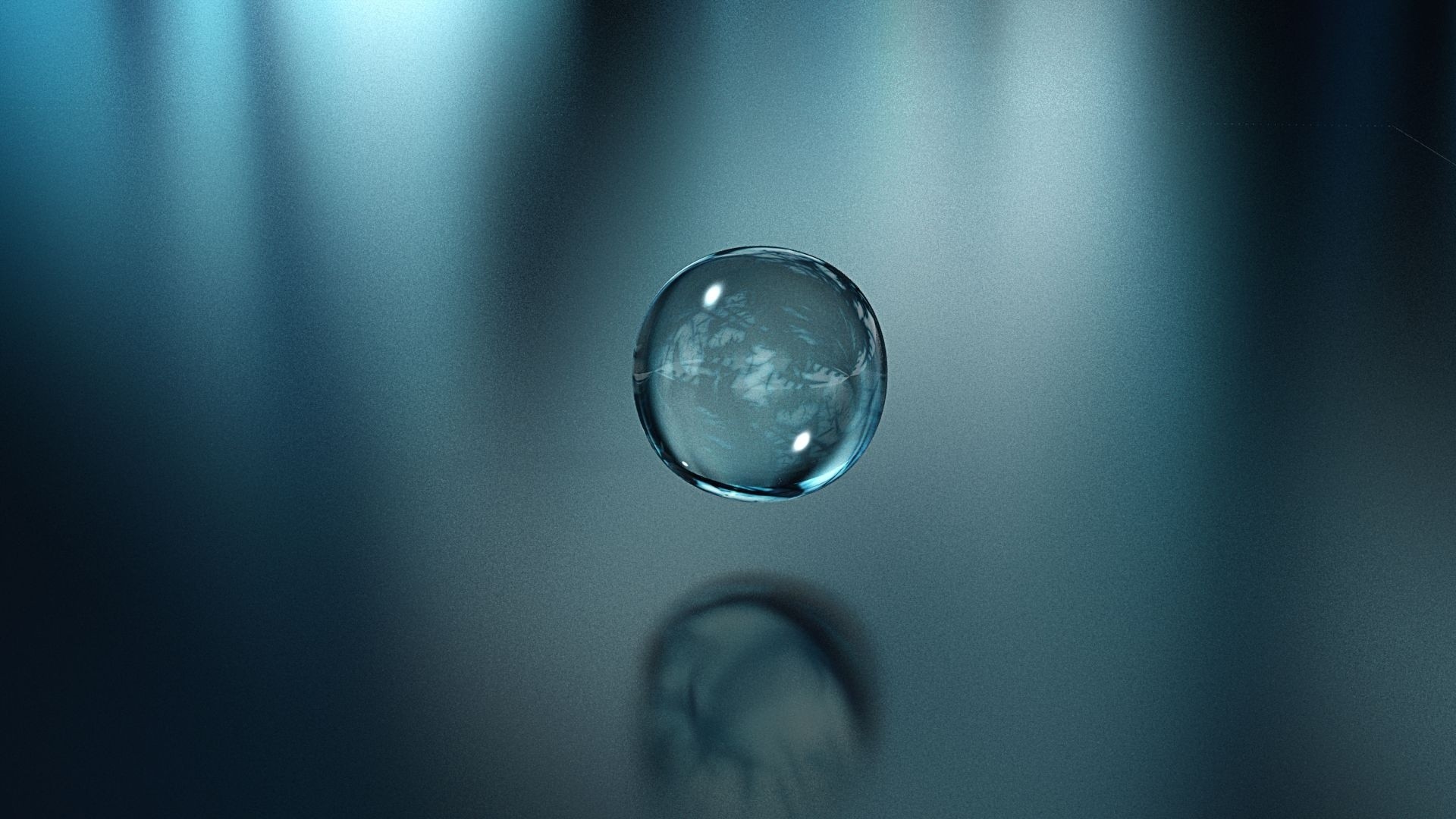 water, drop, капелька