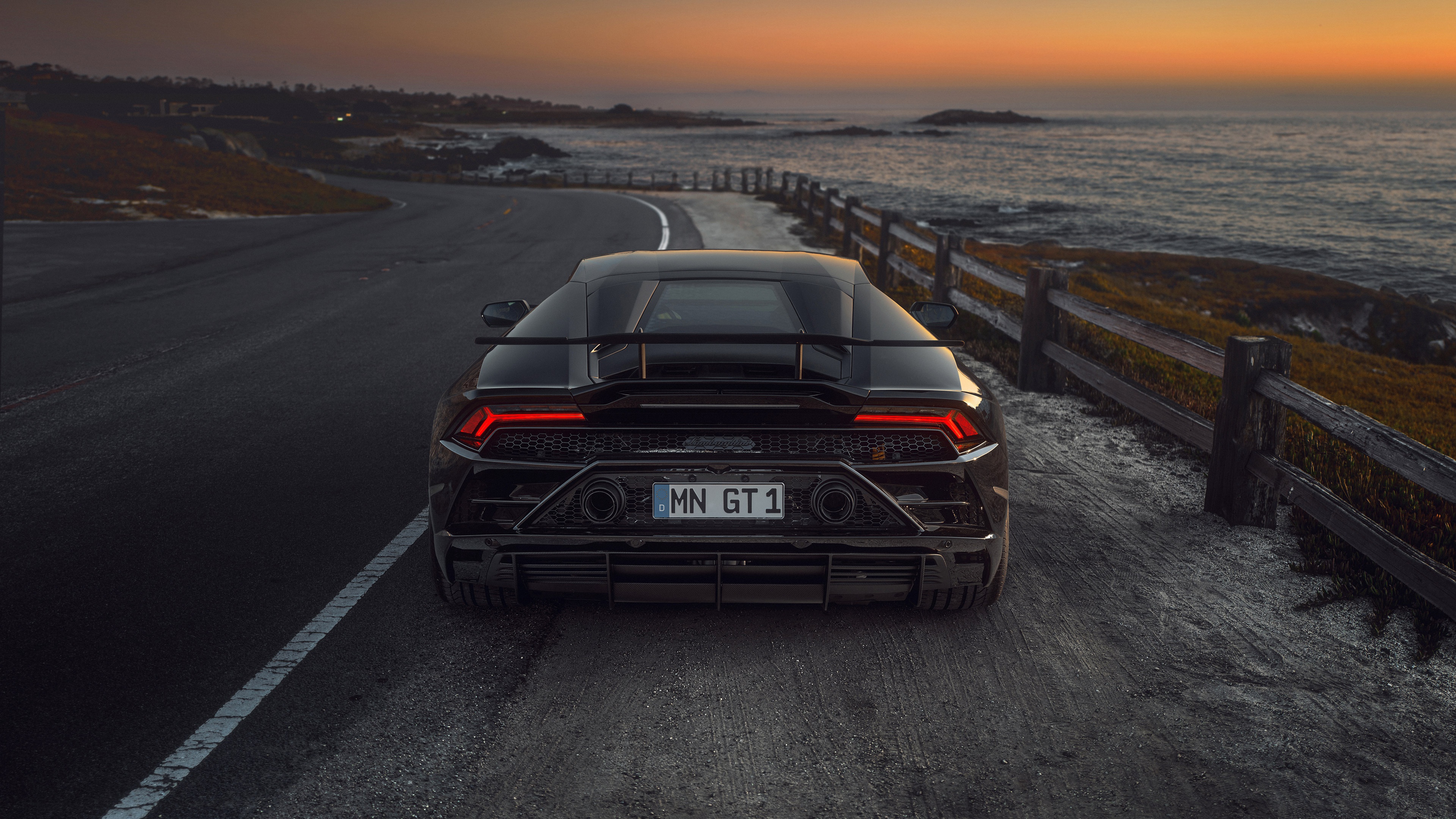 huracan, задние, автомобиль