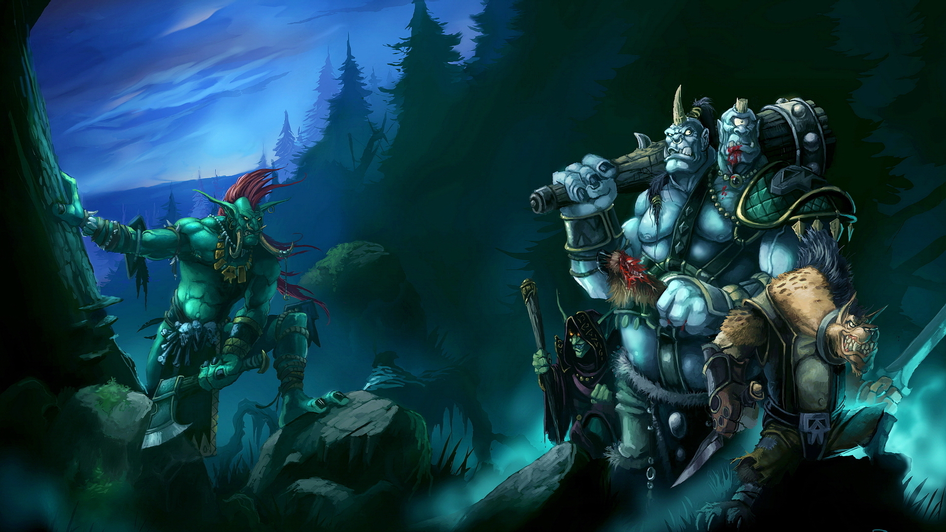 warcraft, world, art