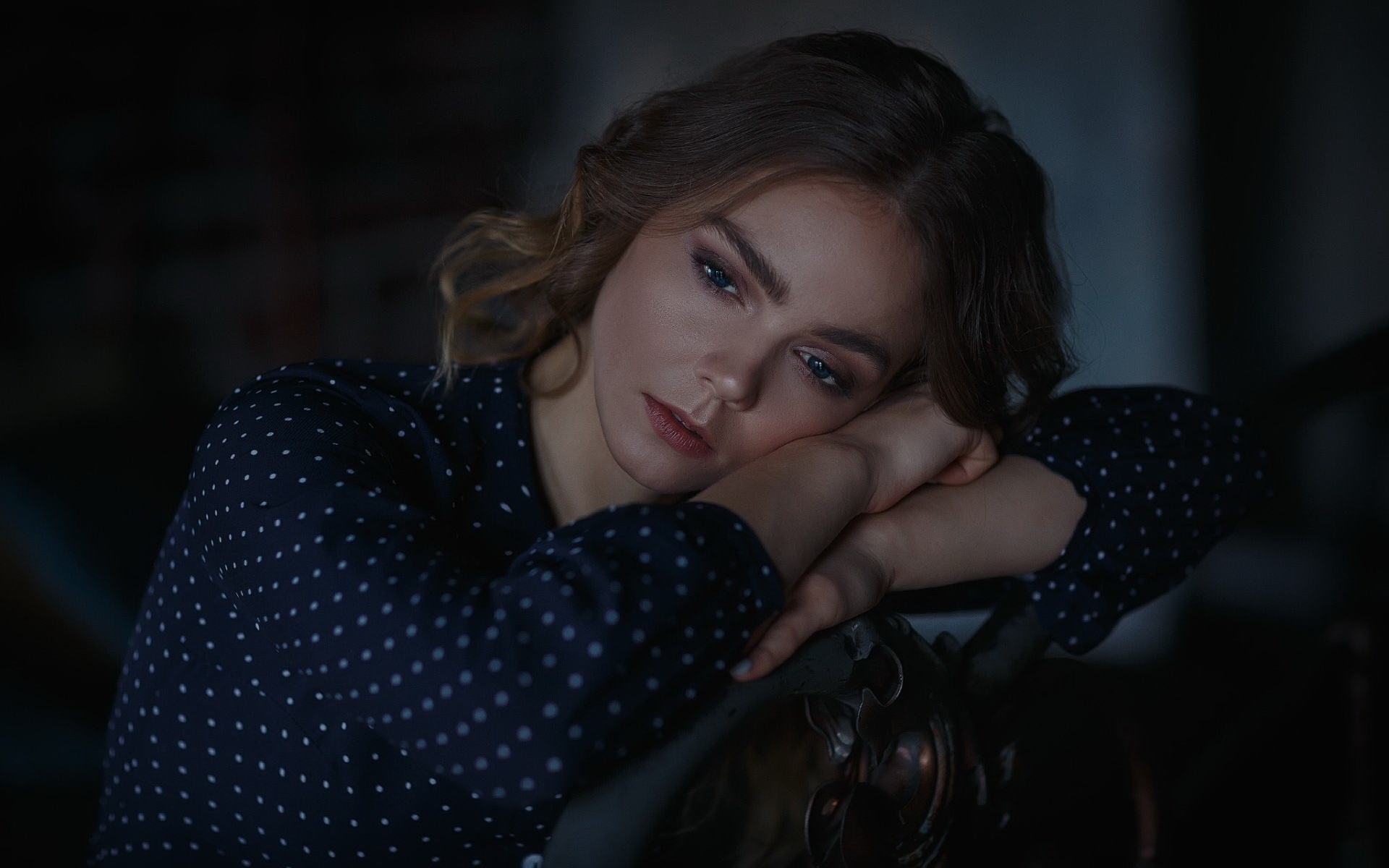 женщина, использование, анна