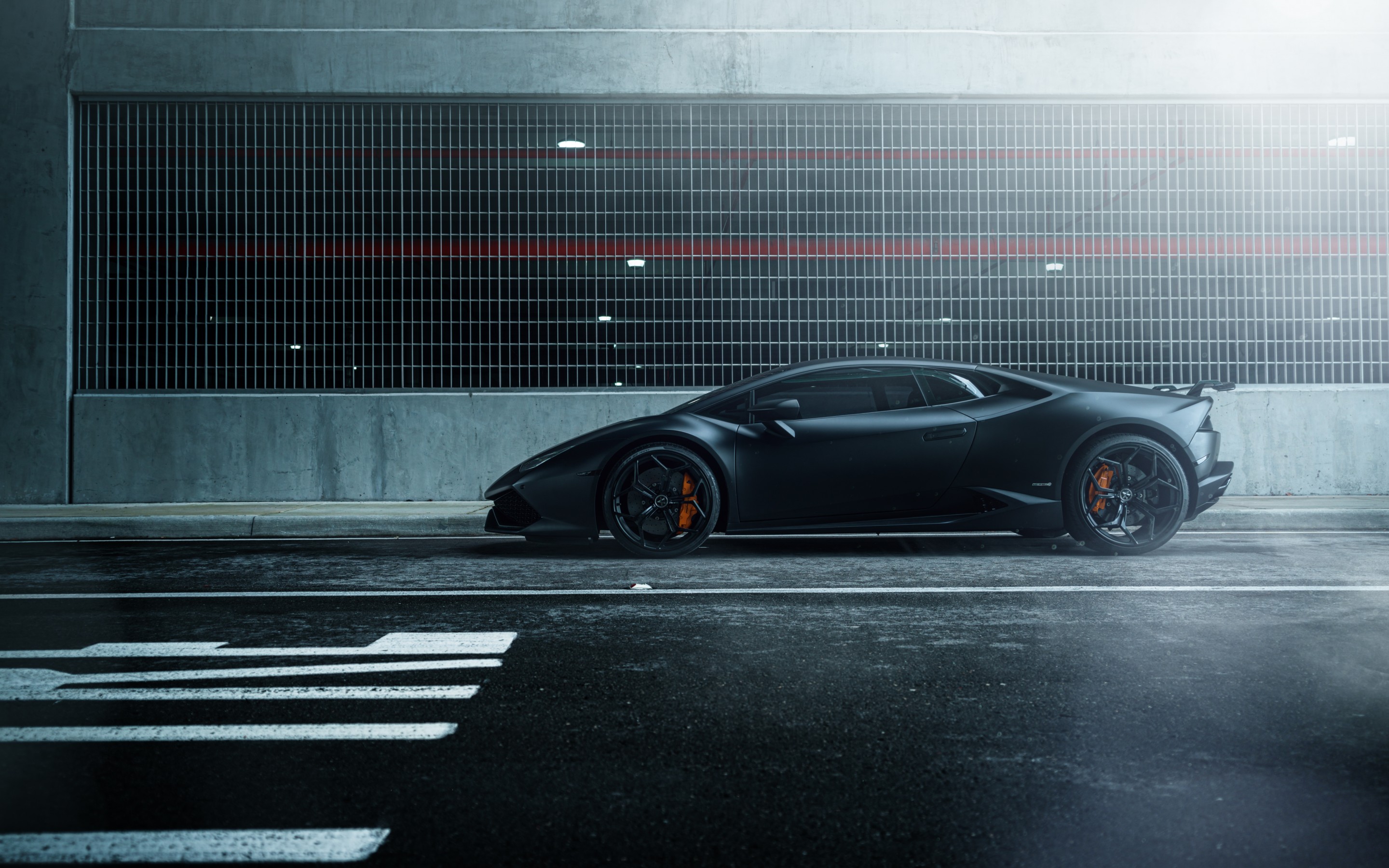 спортивный черный автомобиль Lamborghini Huracan sports black car бесплатно