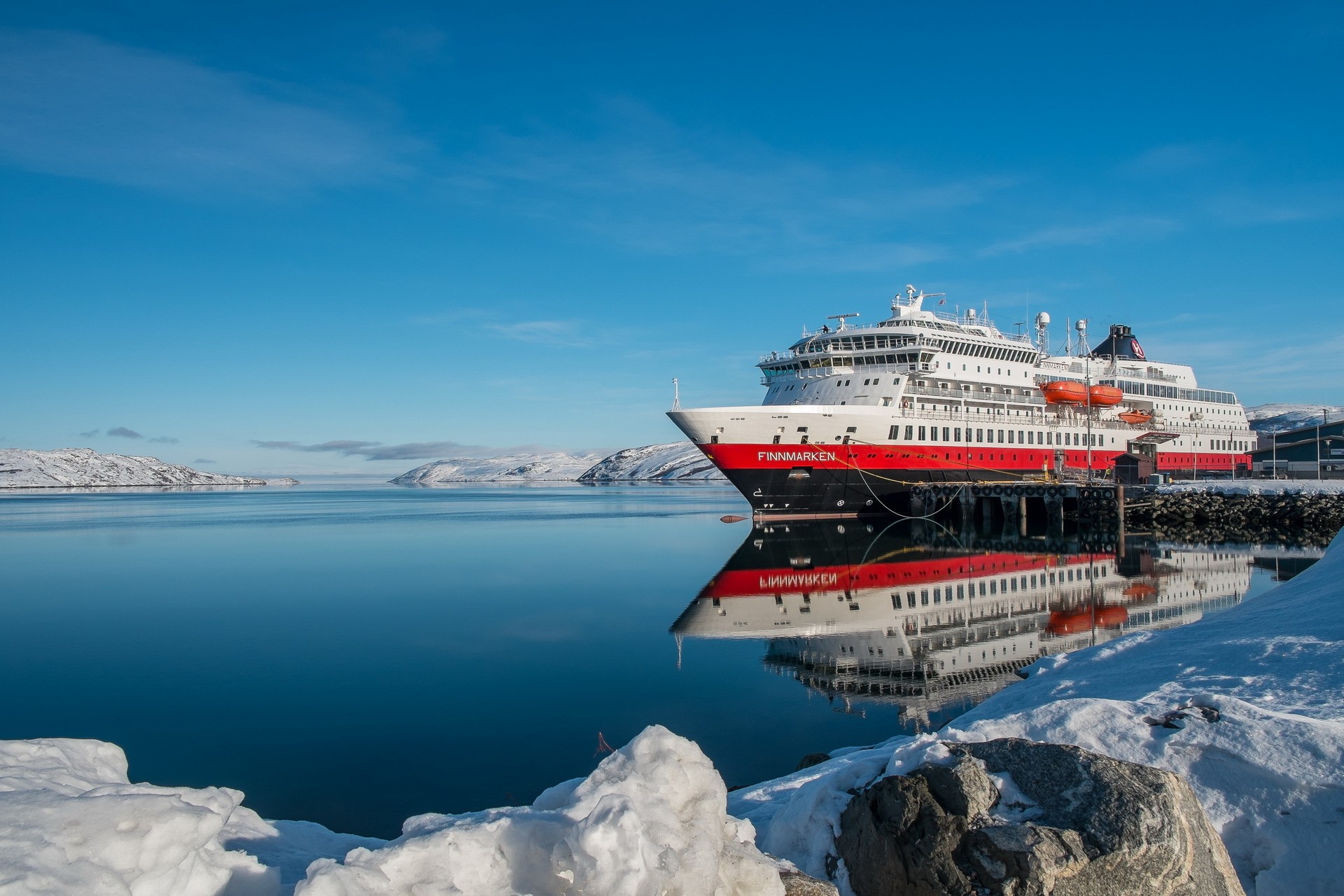 kirkene, корабль, hurtigruten