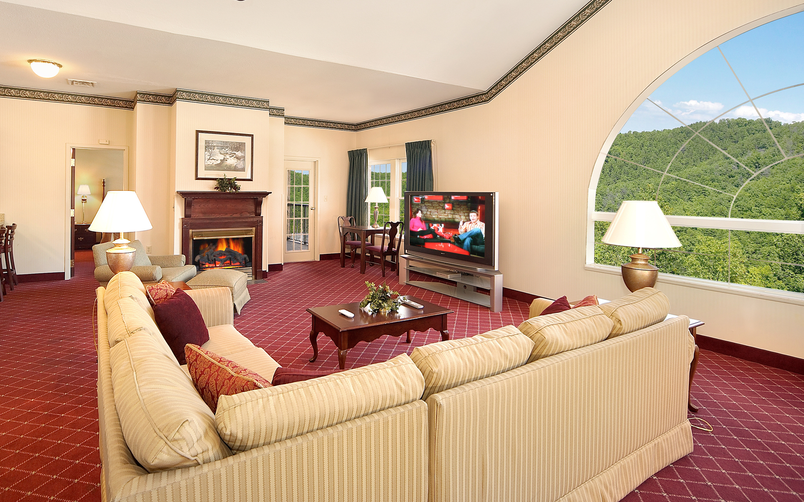 tesla, výhľad, obývačka