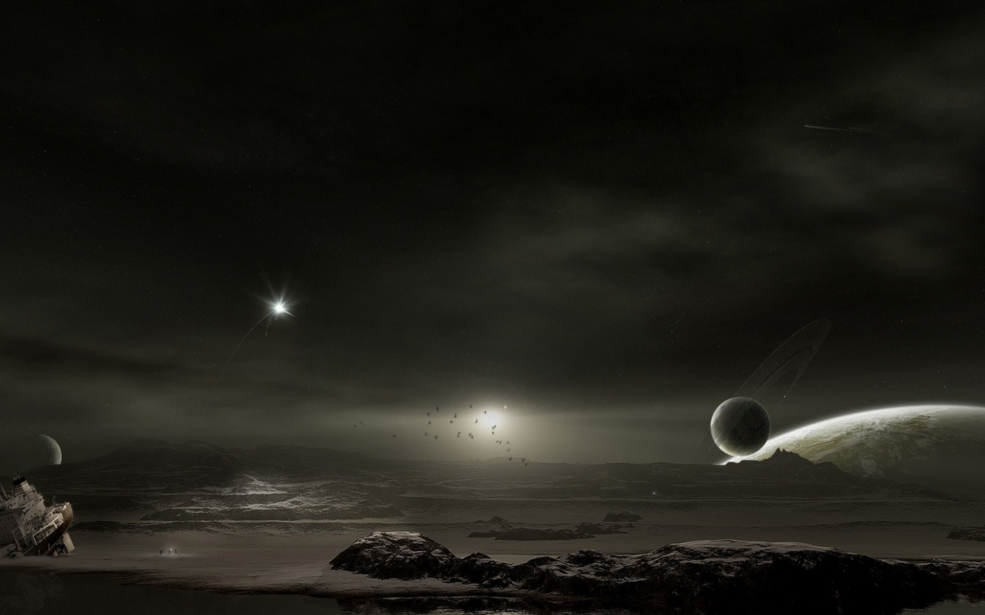 планета, космос, искусство