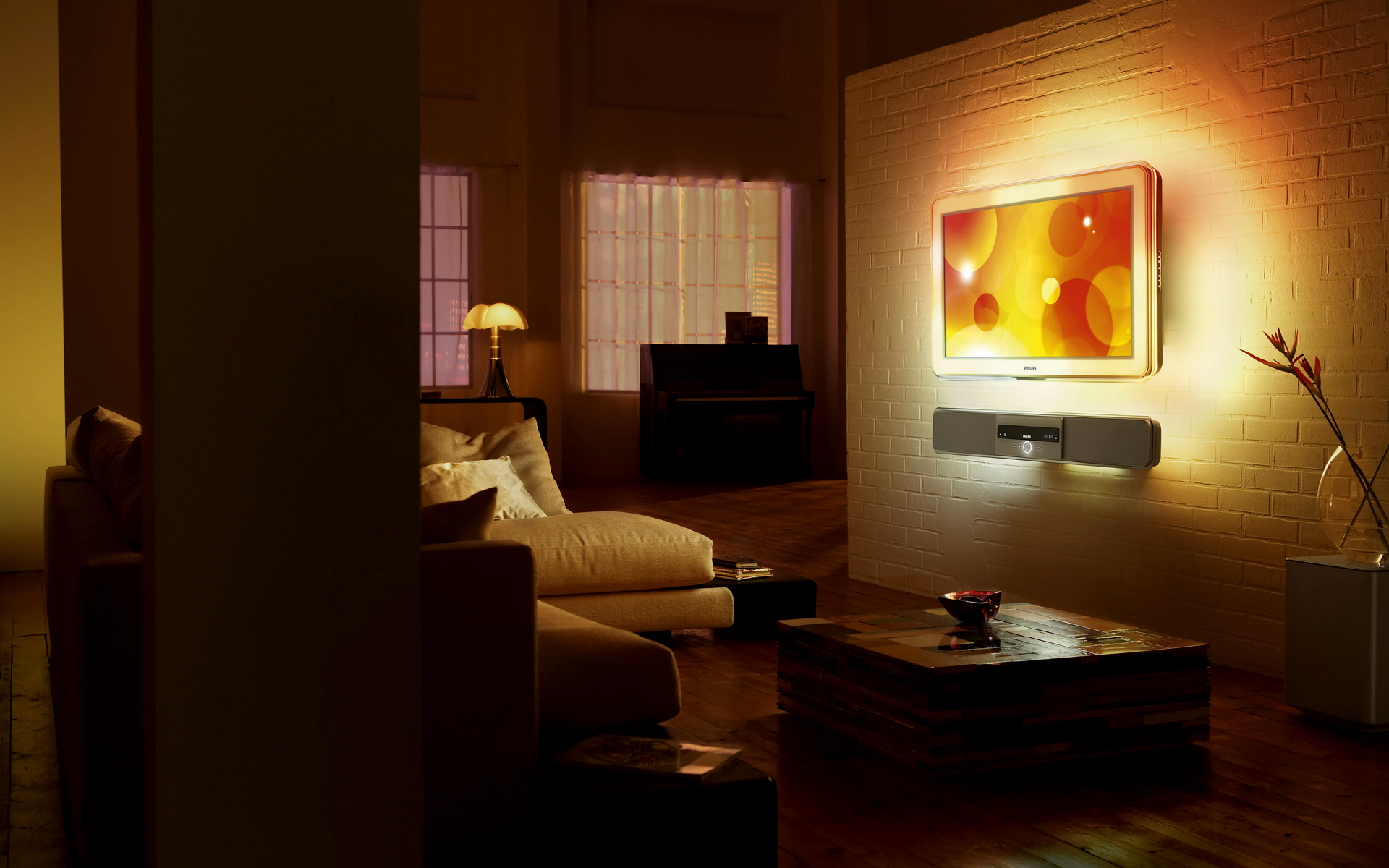 home, theater, интерьер