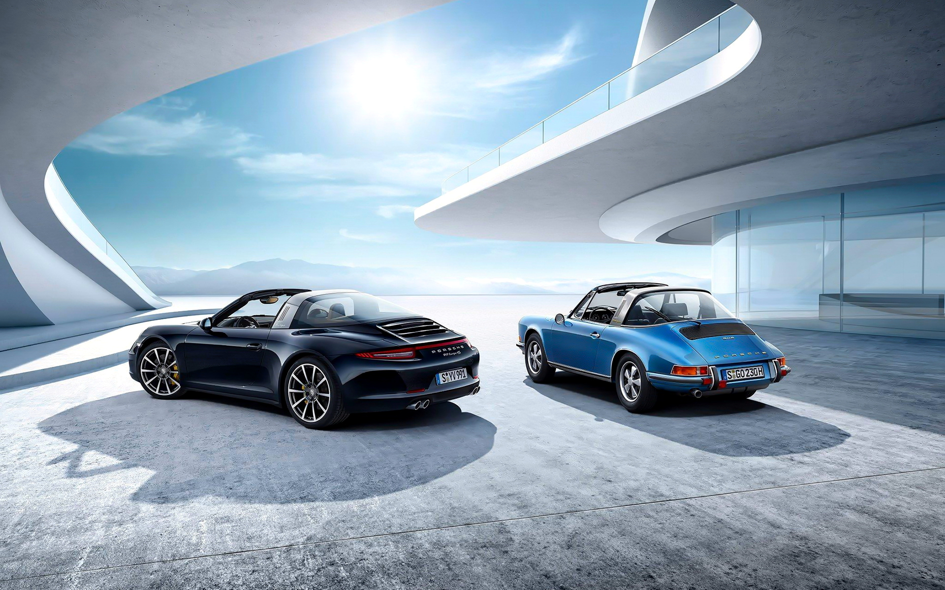 porsche, targa, pon