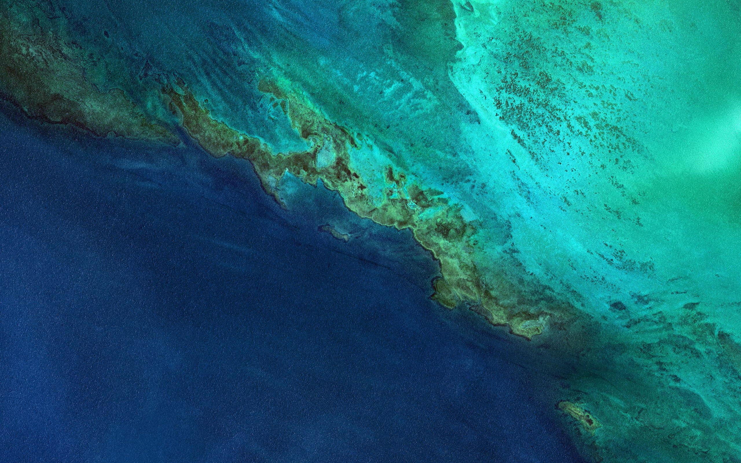 синий, вода