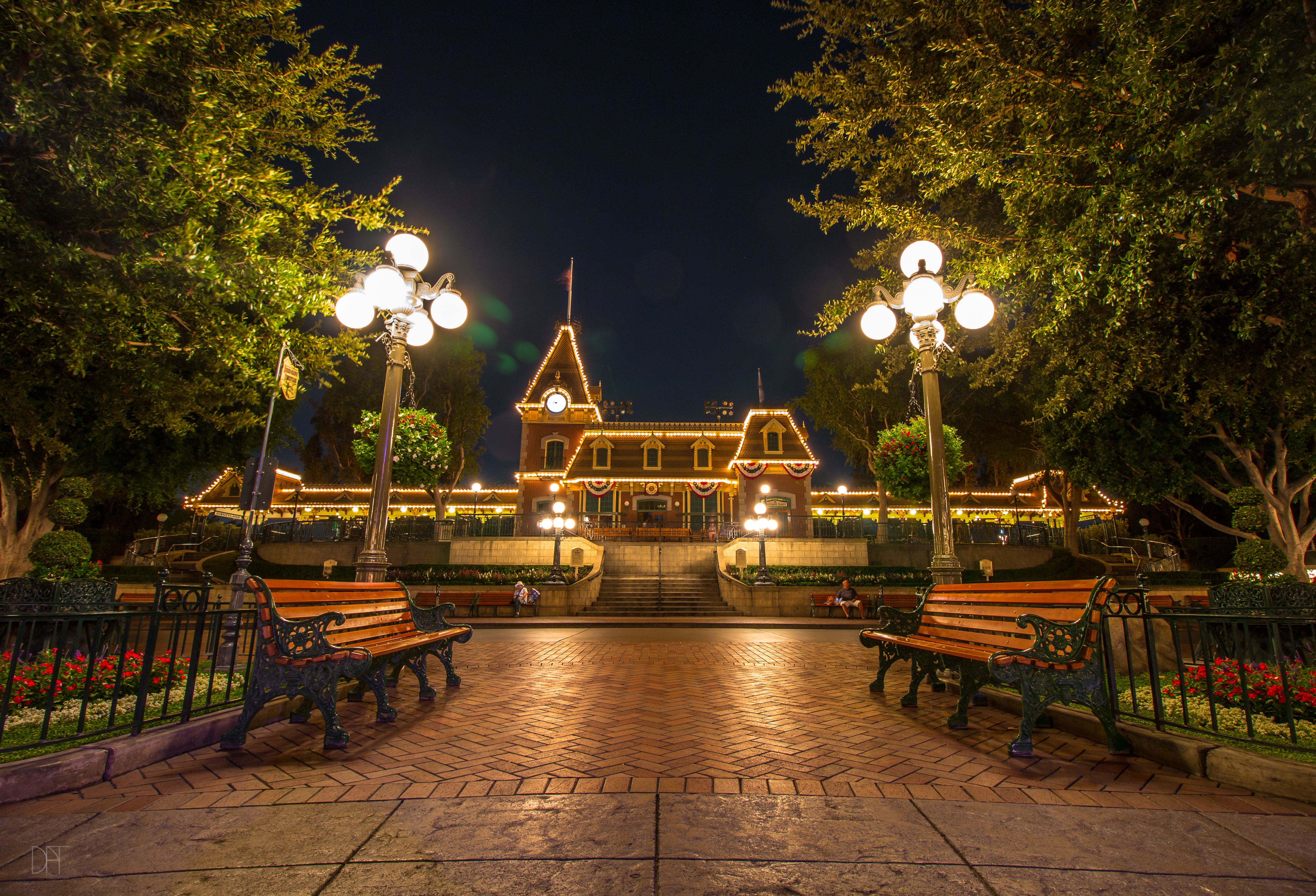 kalifornii, disneyland, город