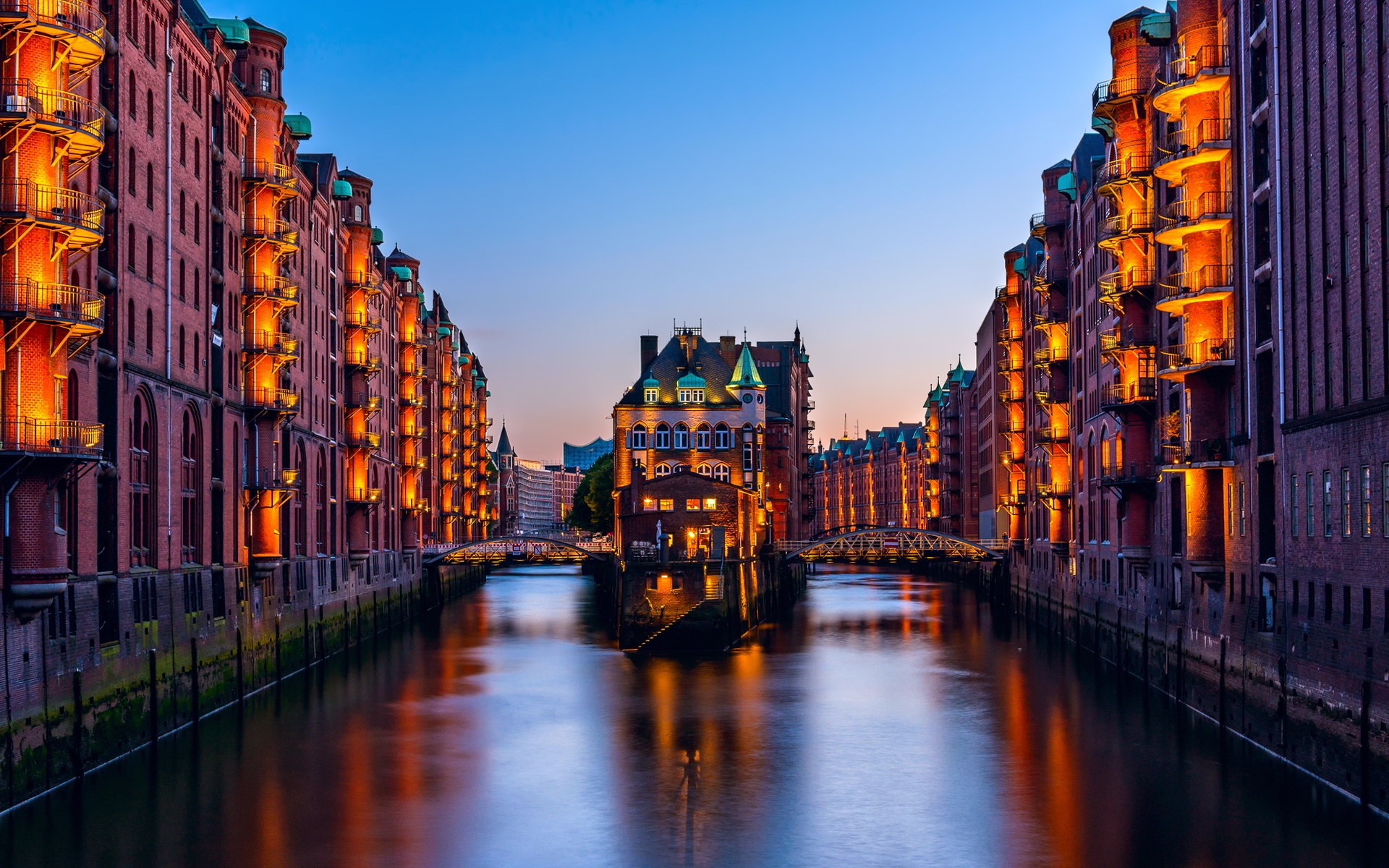 speicherstadt, hamburg, german