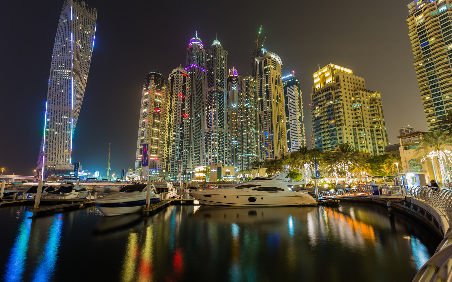 страны архитектура город Дубай Марина Объединенные Арабские Эмираты скачать