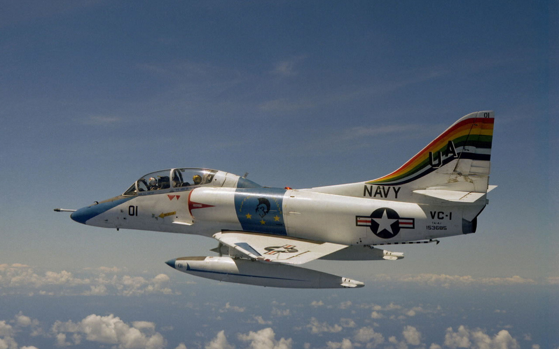 douglas, skyhawk, фон