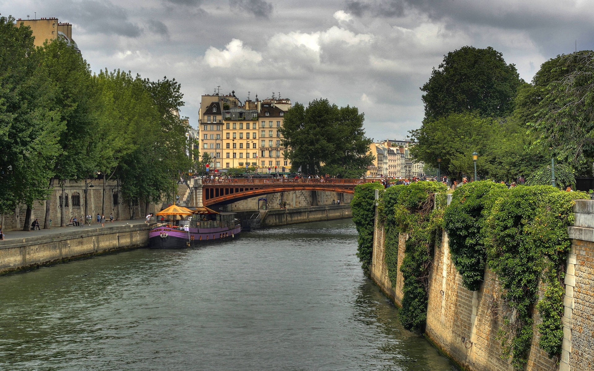 Париж река загрузить