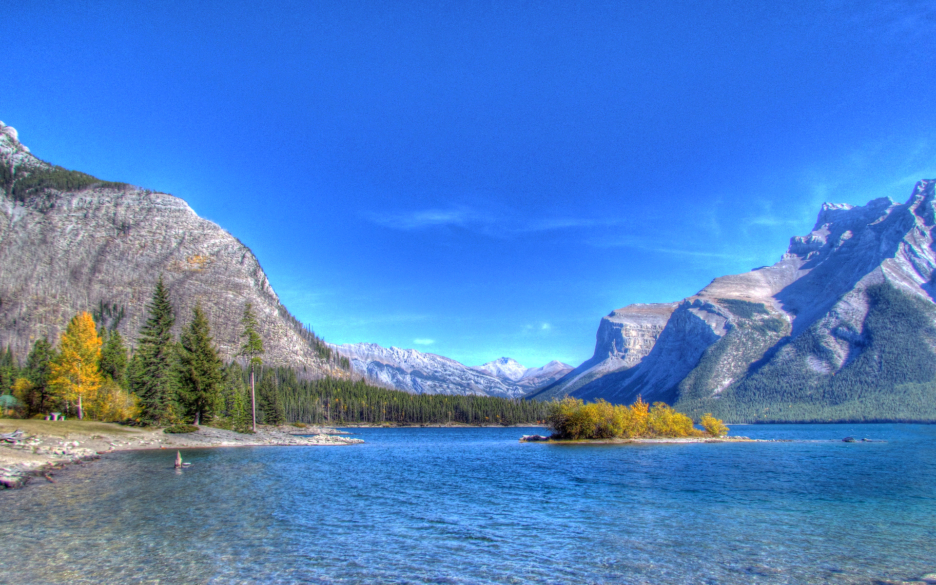 lago, minnewanka, banff