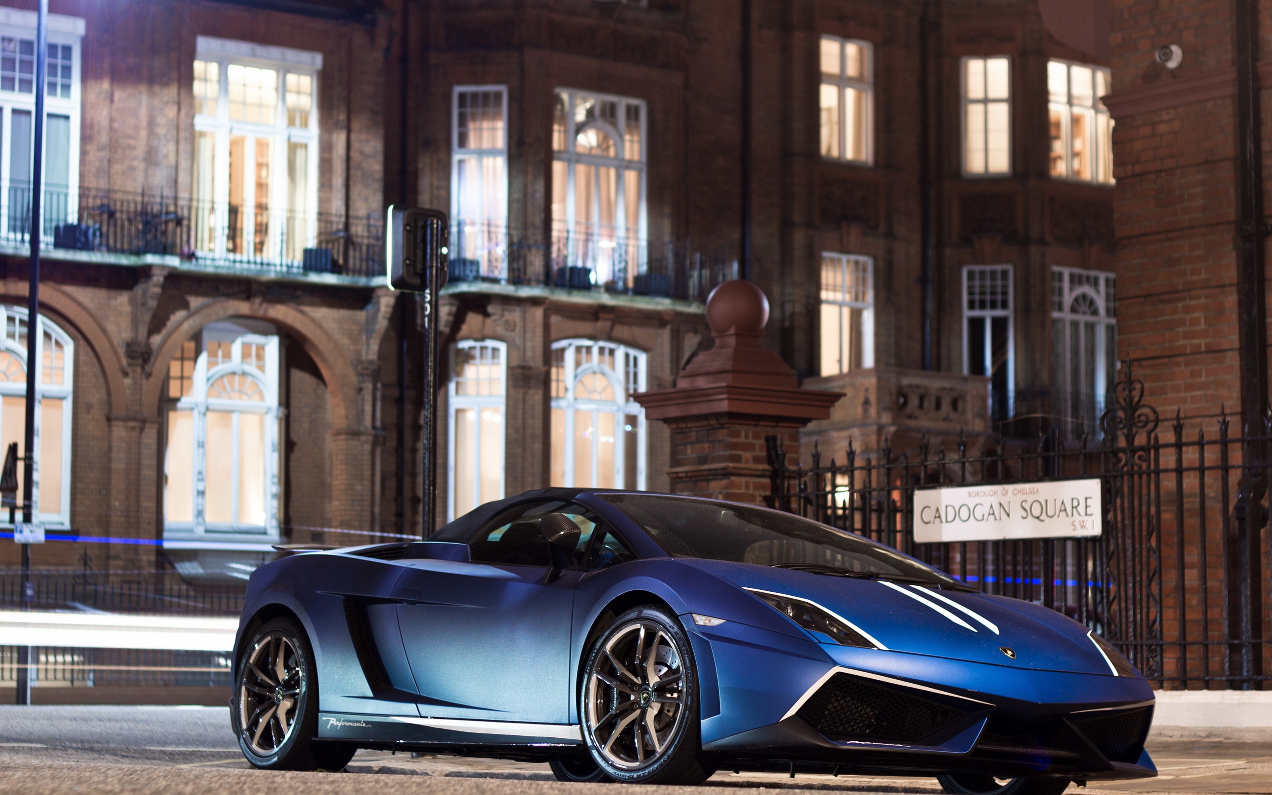 lamborghini, синий, gallardo