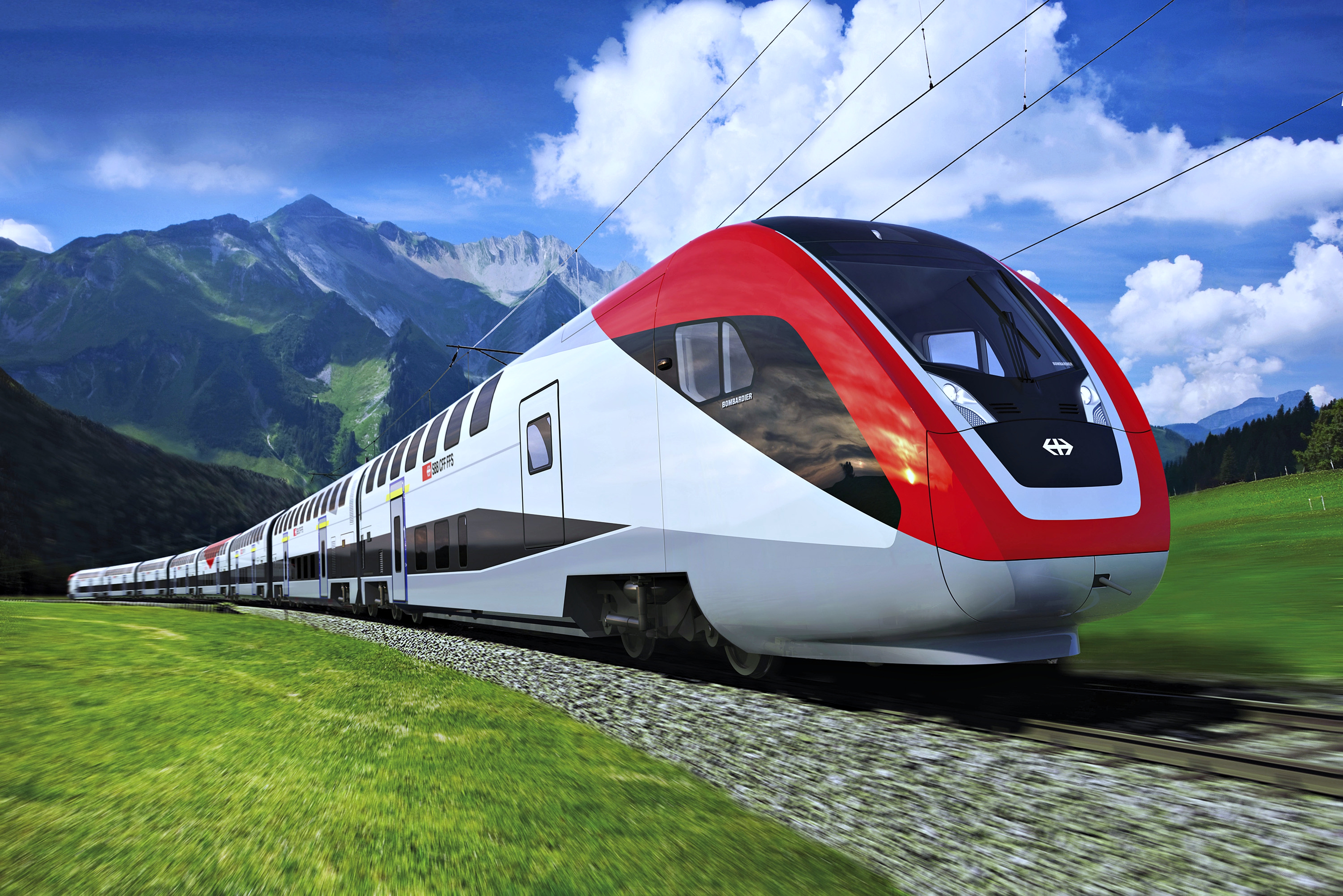 Пребывающий поезд. Электропоезда Бомбардье. Скоростные поезда Швейцарии. Сапсан 777а. Поезда Бомбардье скоростные.