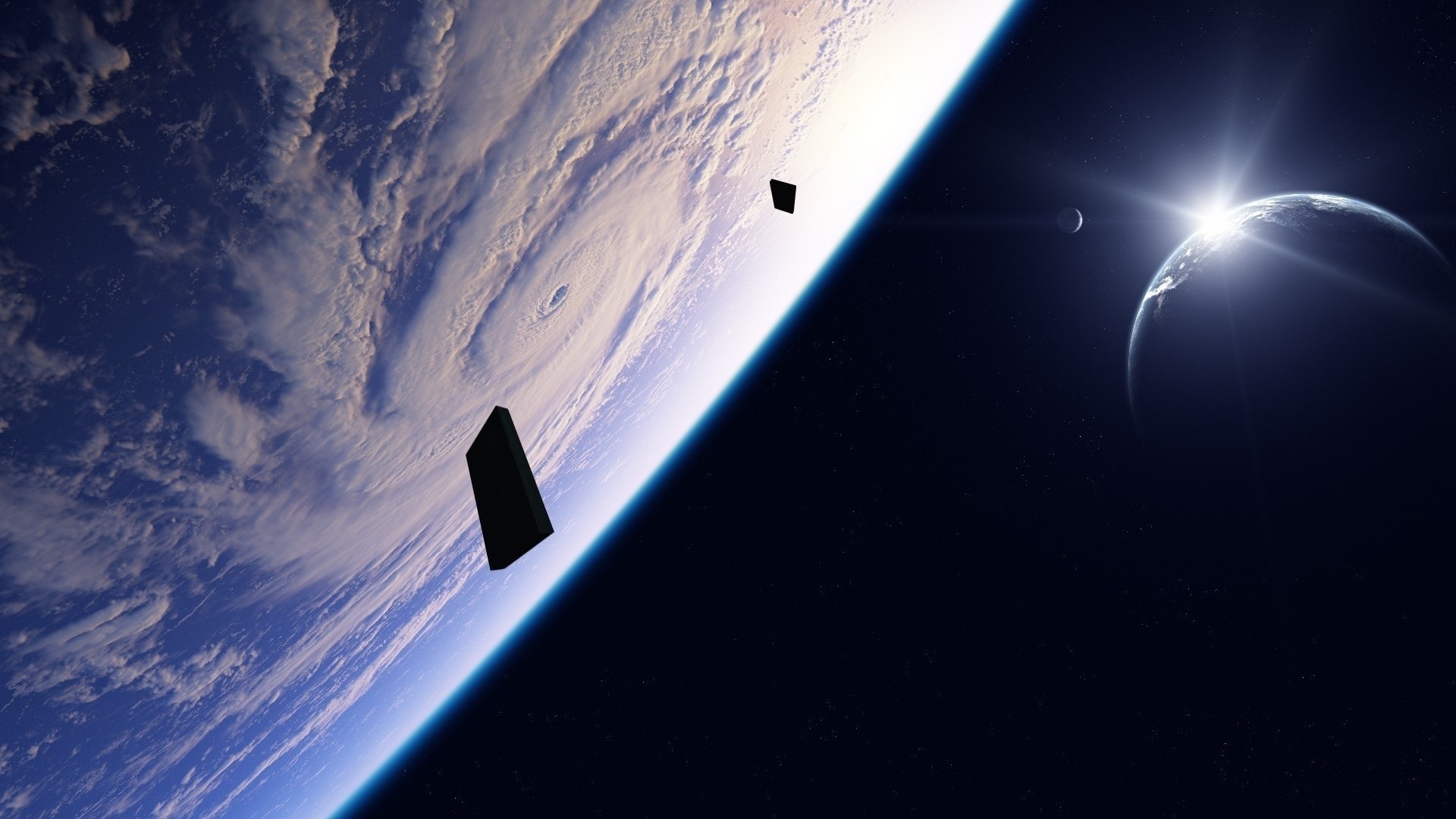 земля, луна, солнце