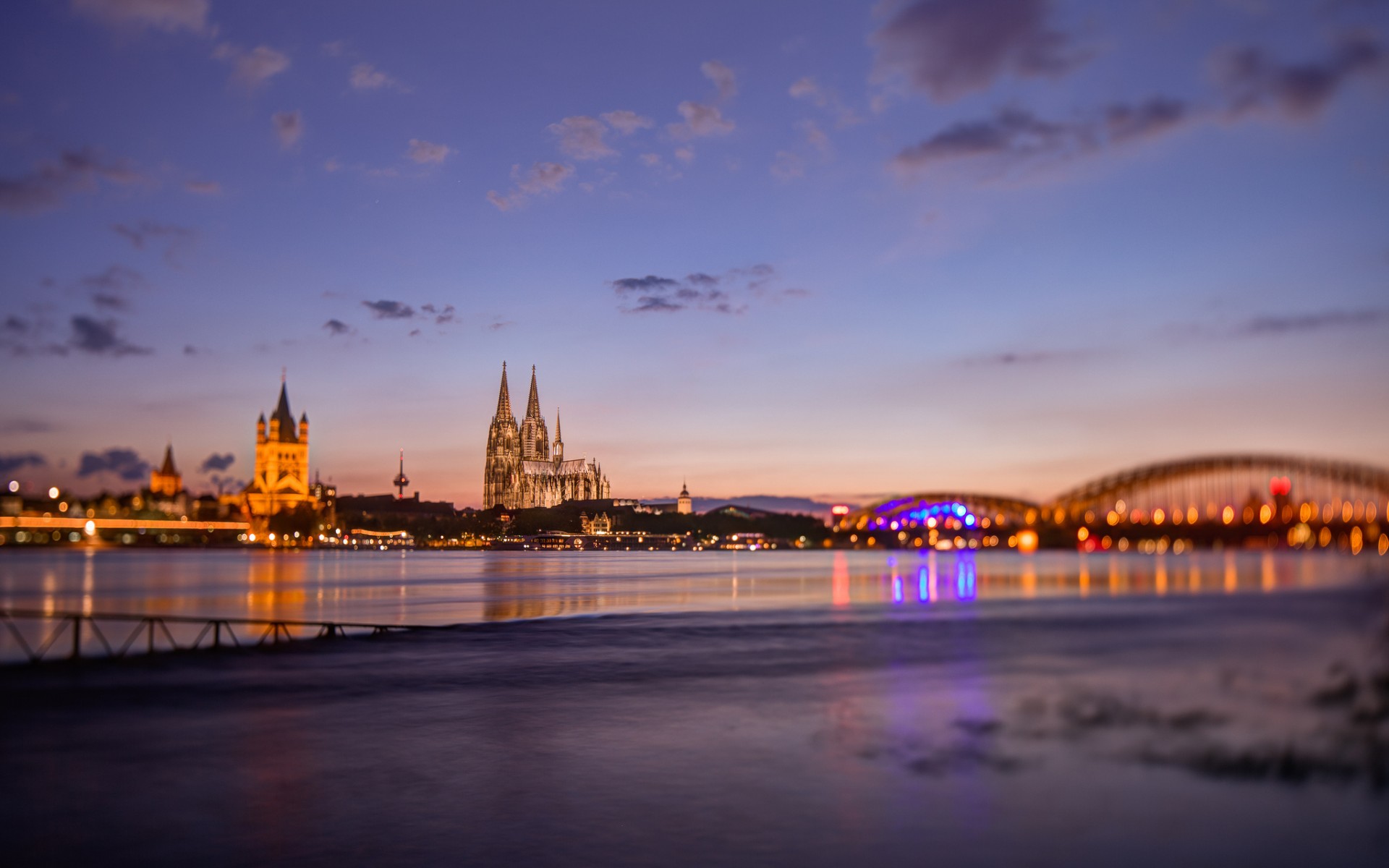 река, мост, германия