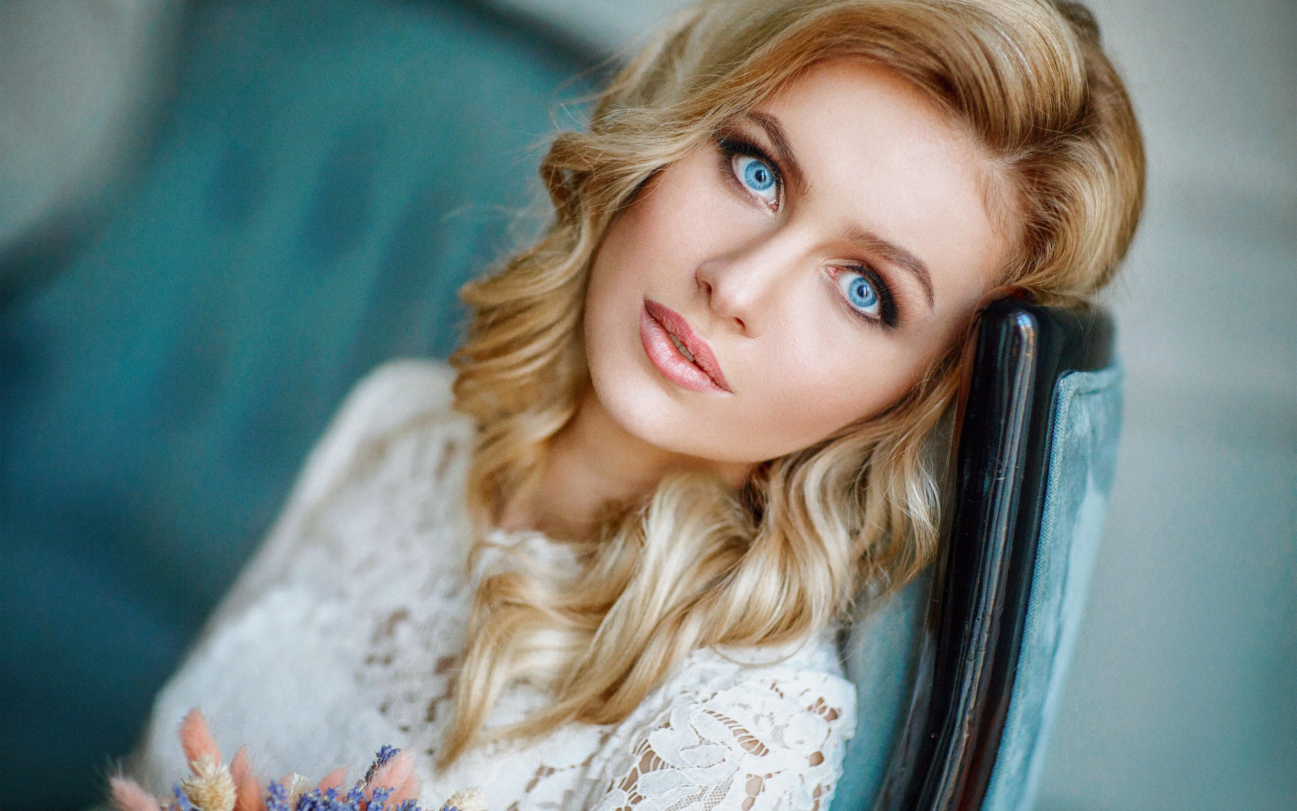 blue, глаз