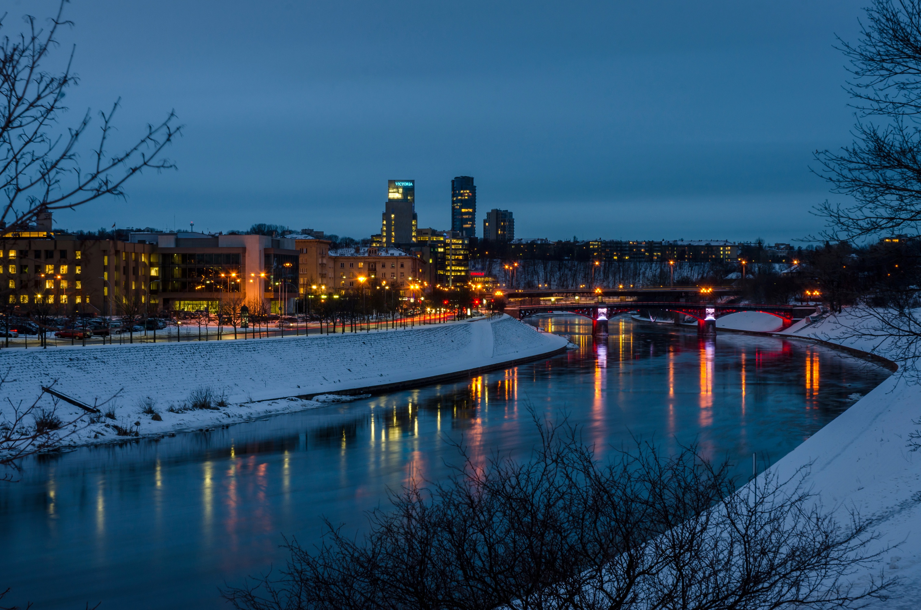 литва, winter