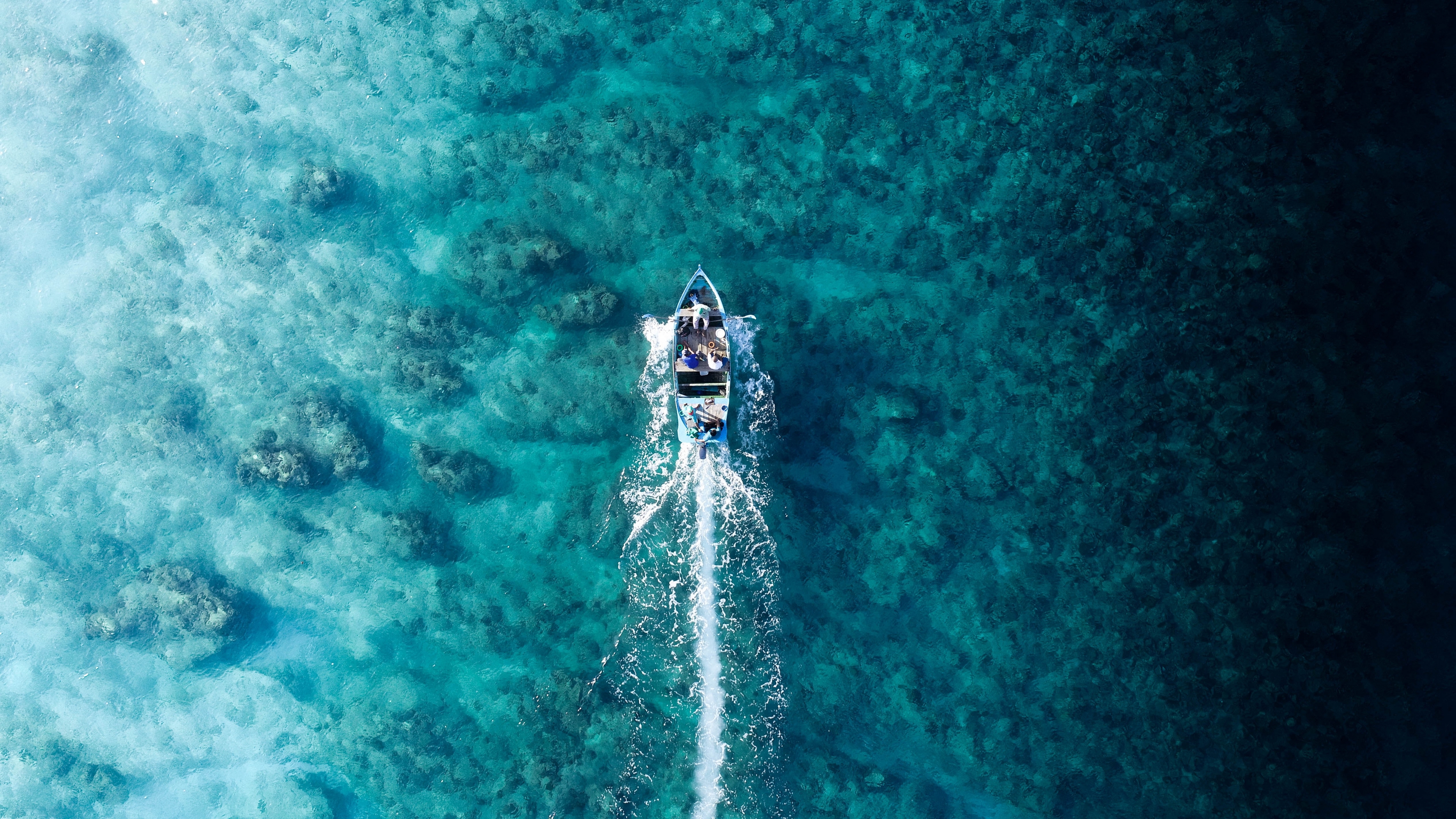 мальдивы, синее море