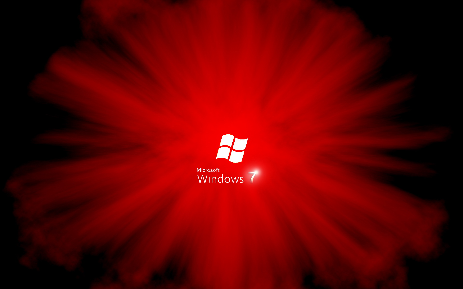 Windows 7 красный