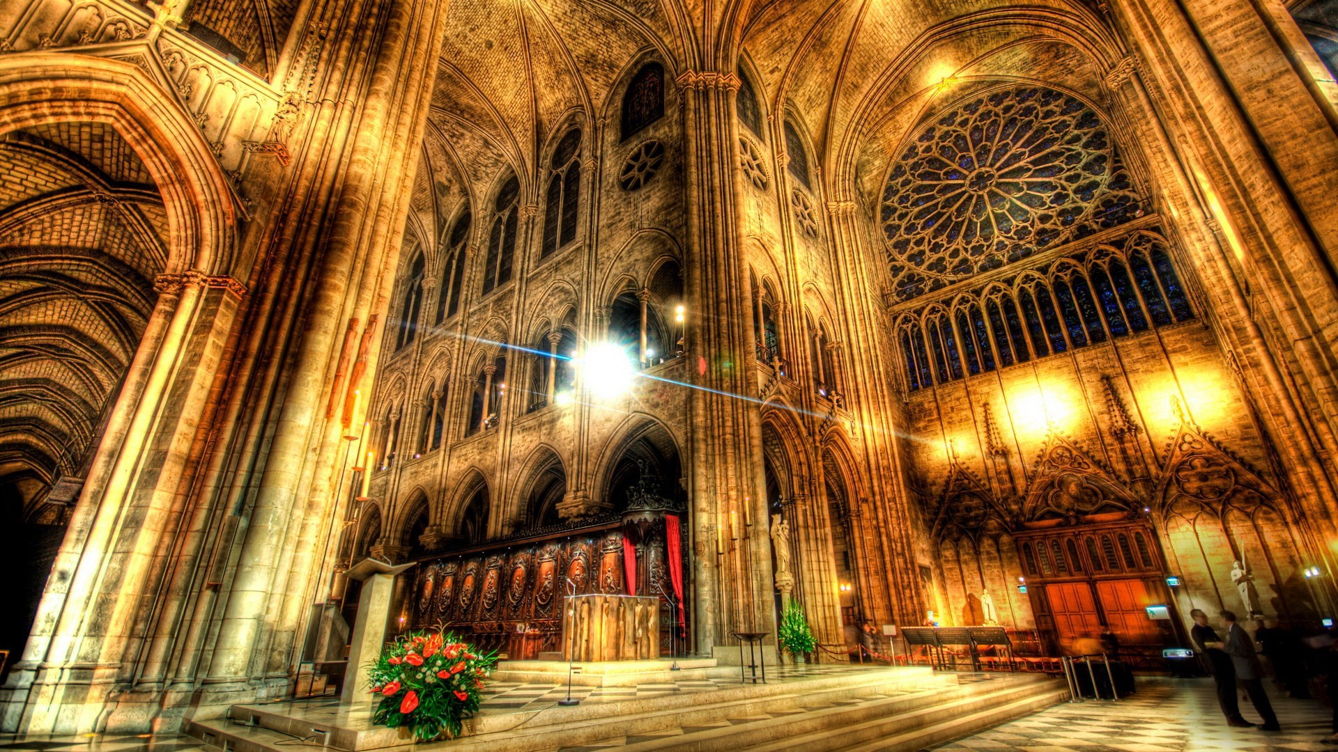 dame, notre, inside