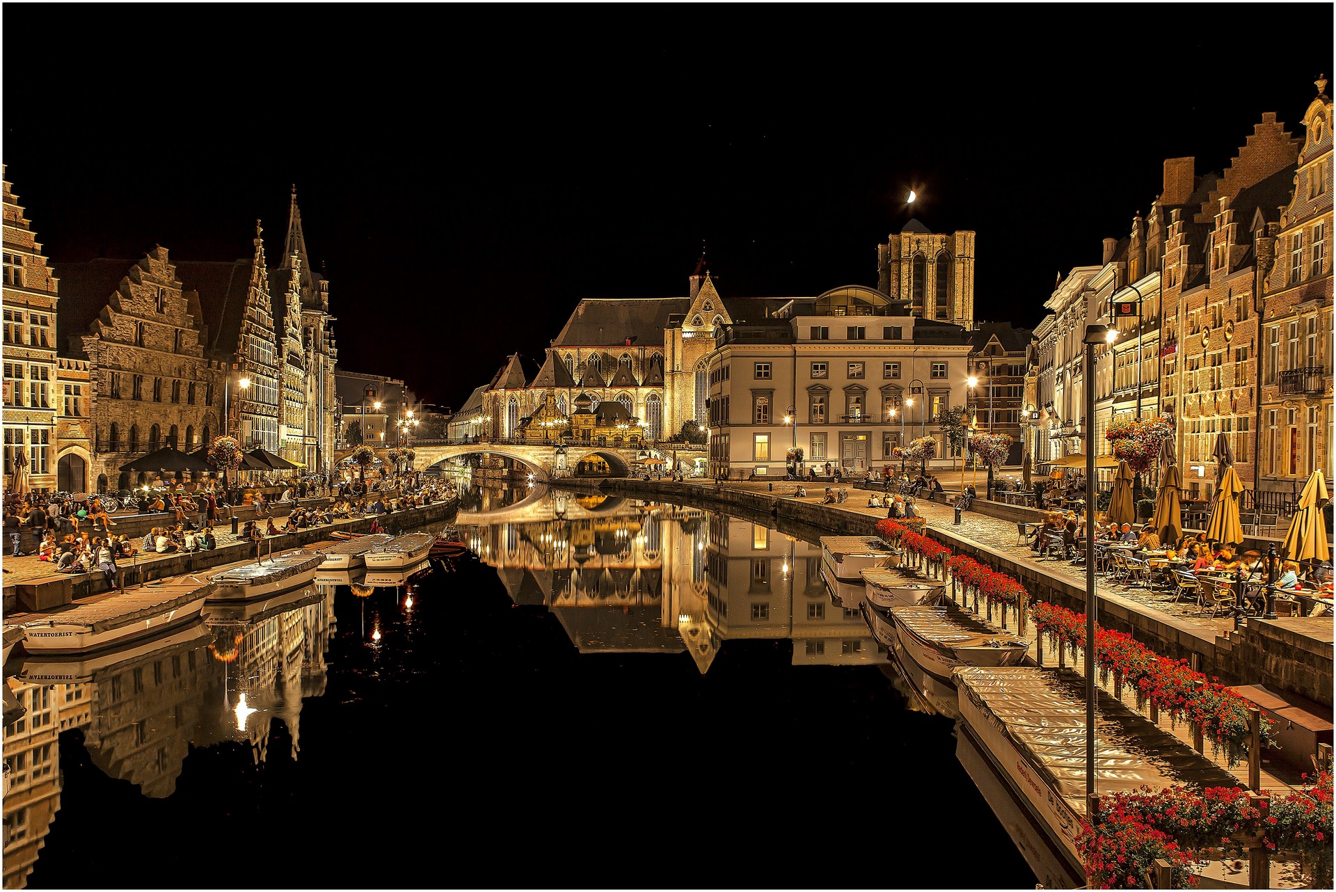 gent, ghent, nacht
