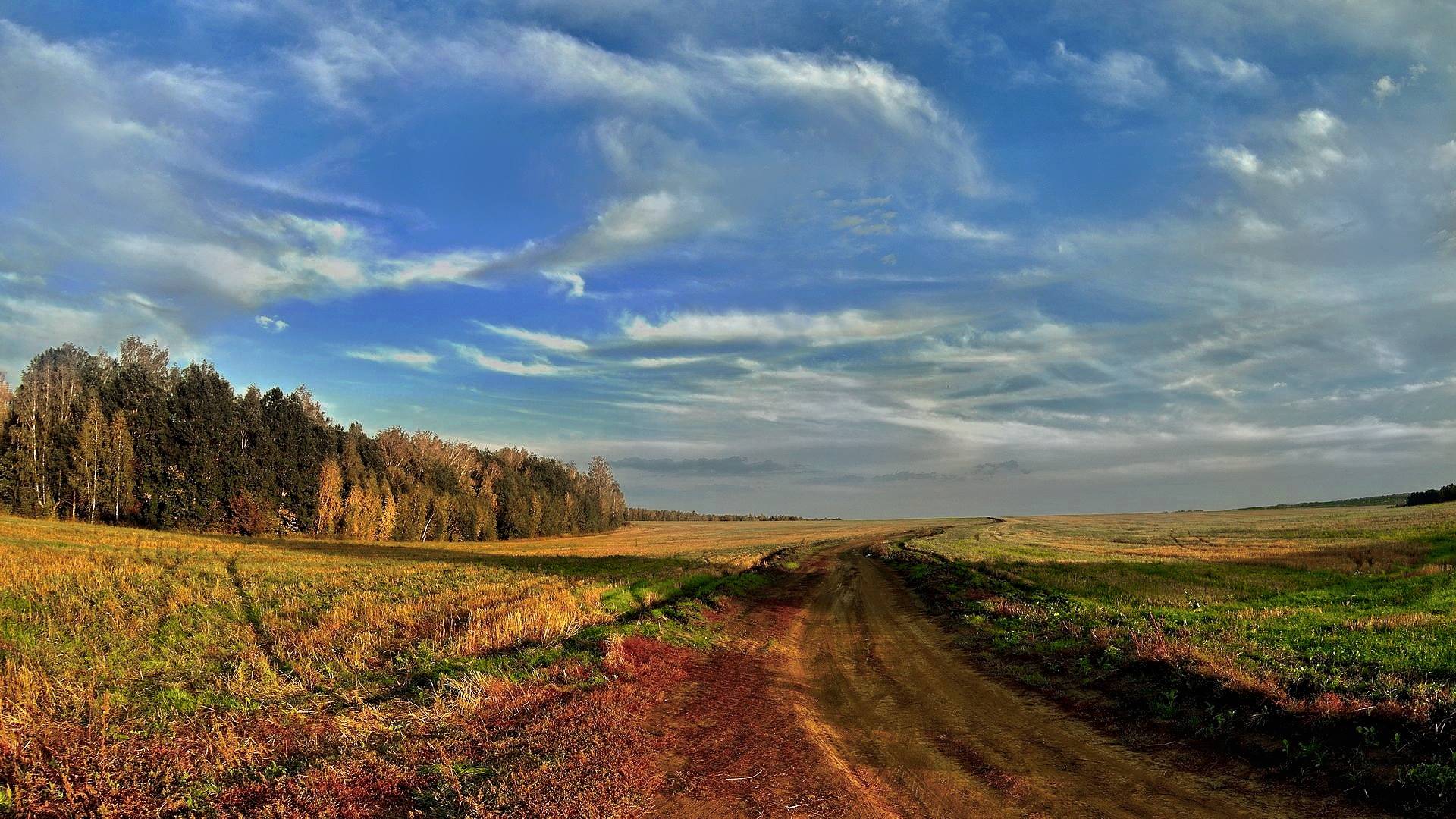 русская, фанкарт, пейзаж