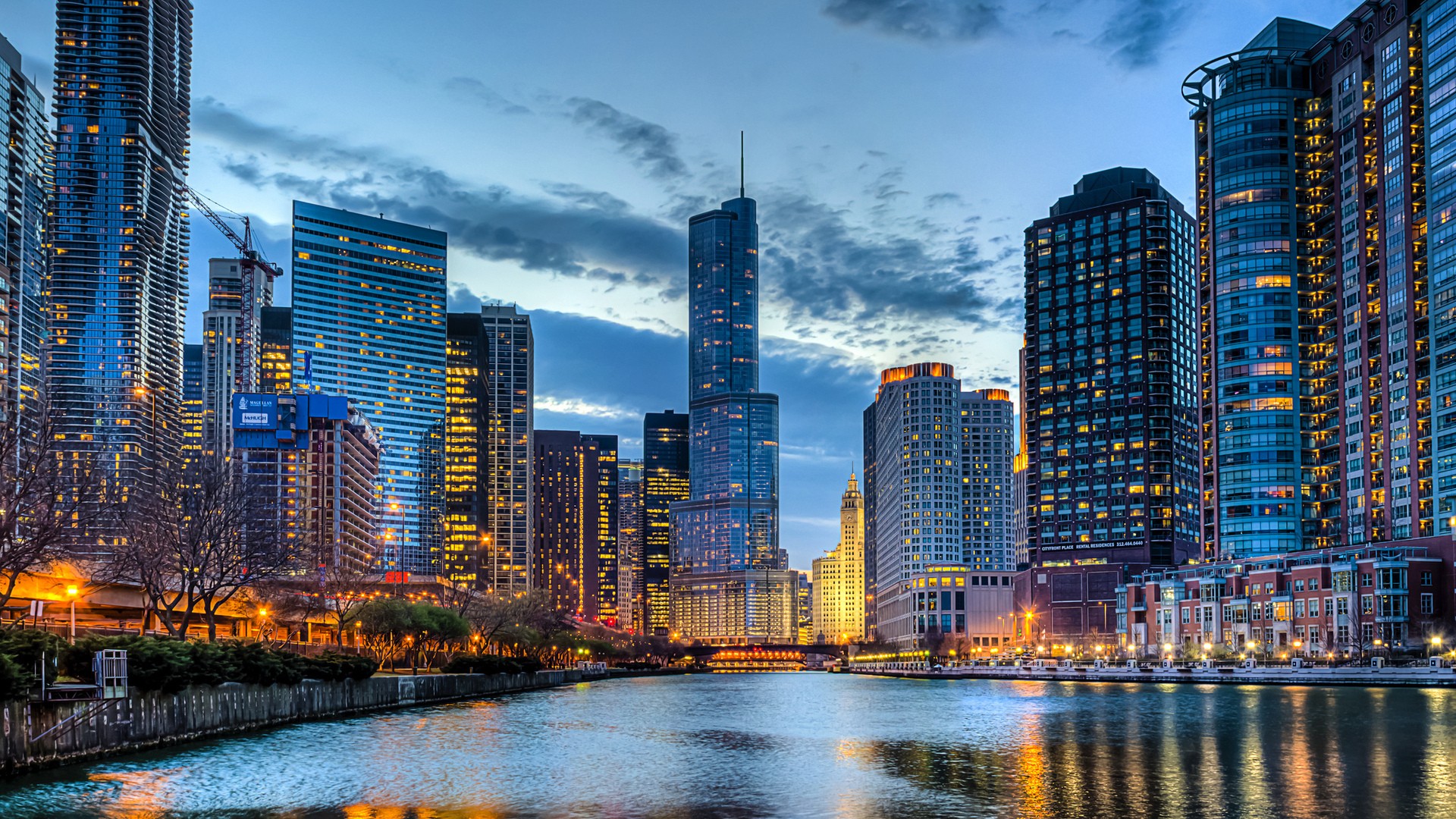 chicago, город, сша