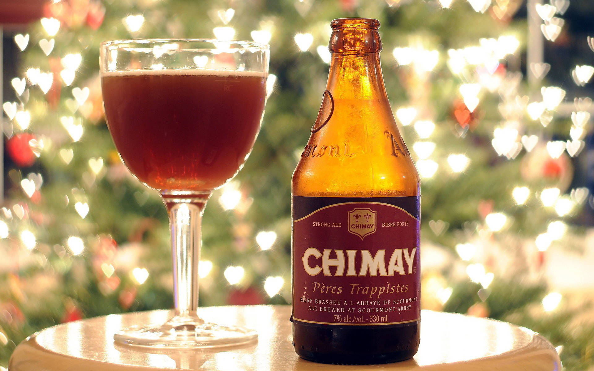 cerveza, chimay, pantalla