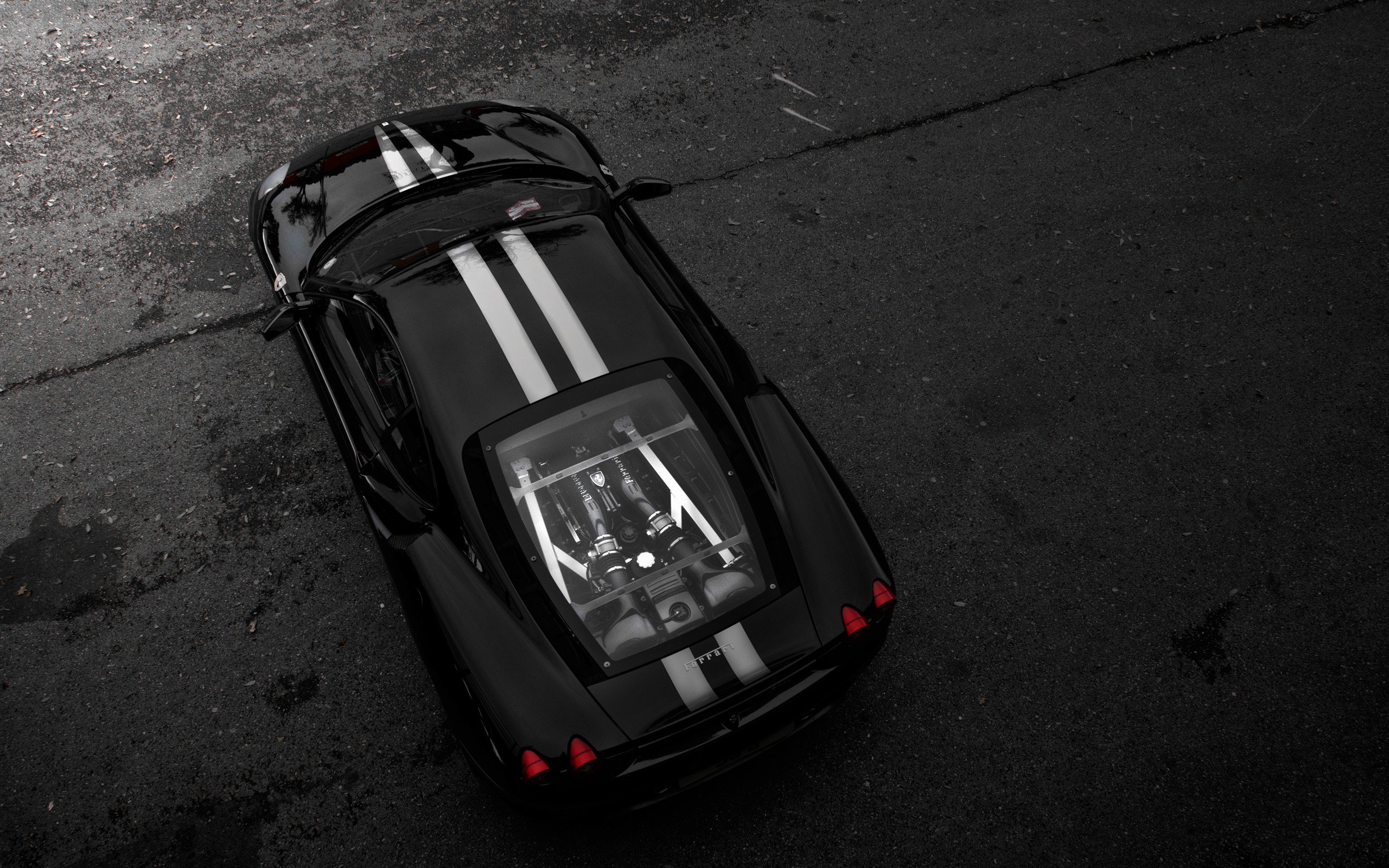 ferrari, scuderia, черный