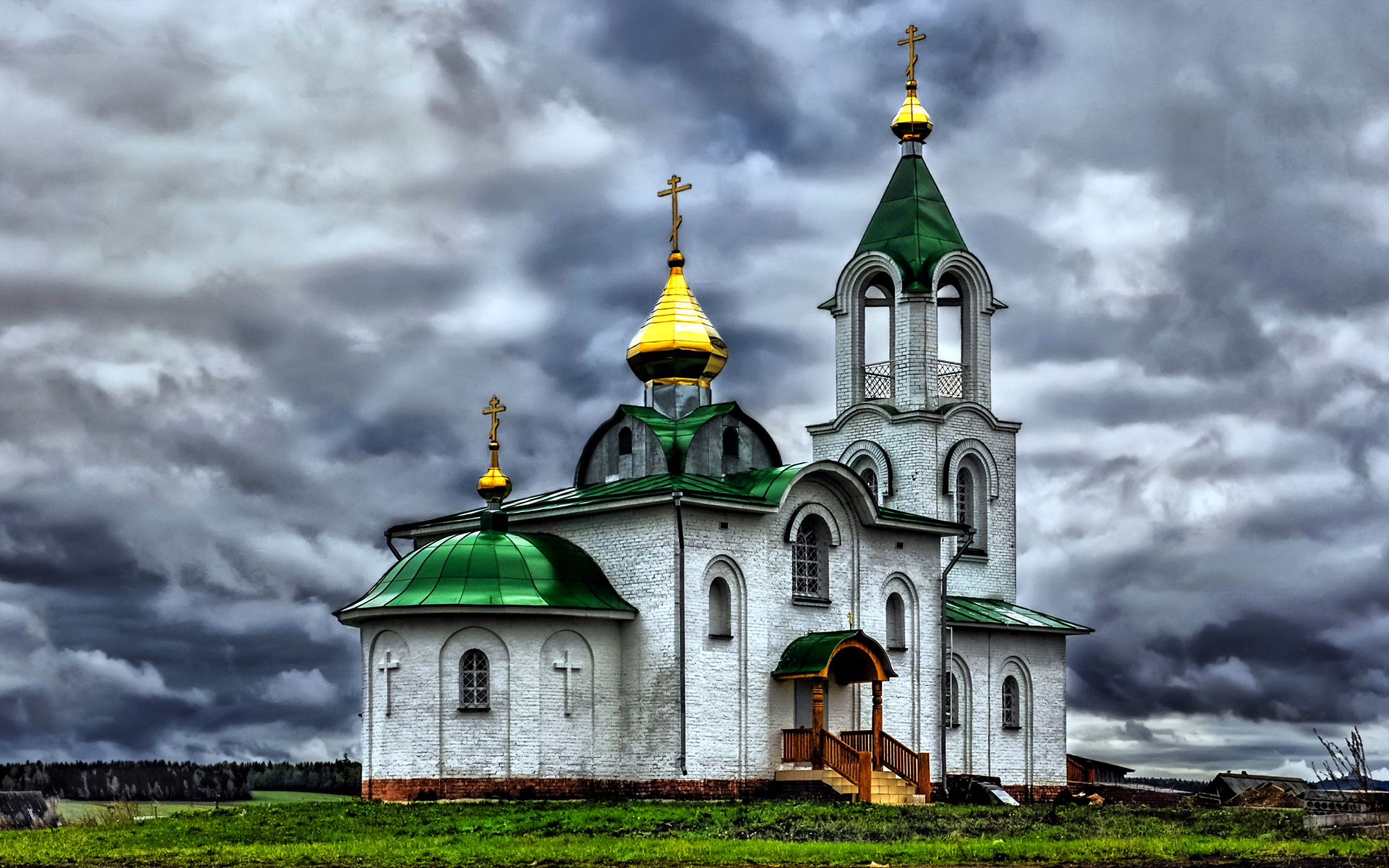 церковь, церковь, деревня