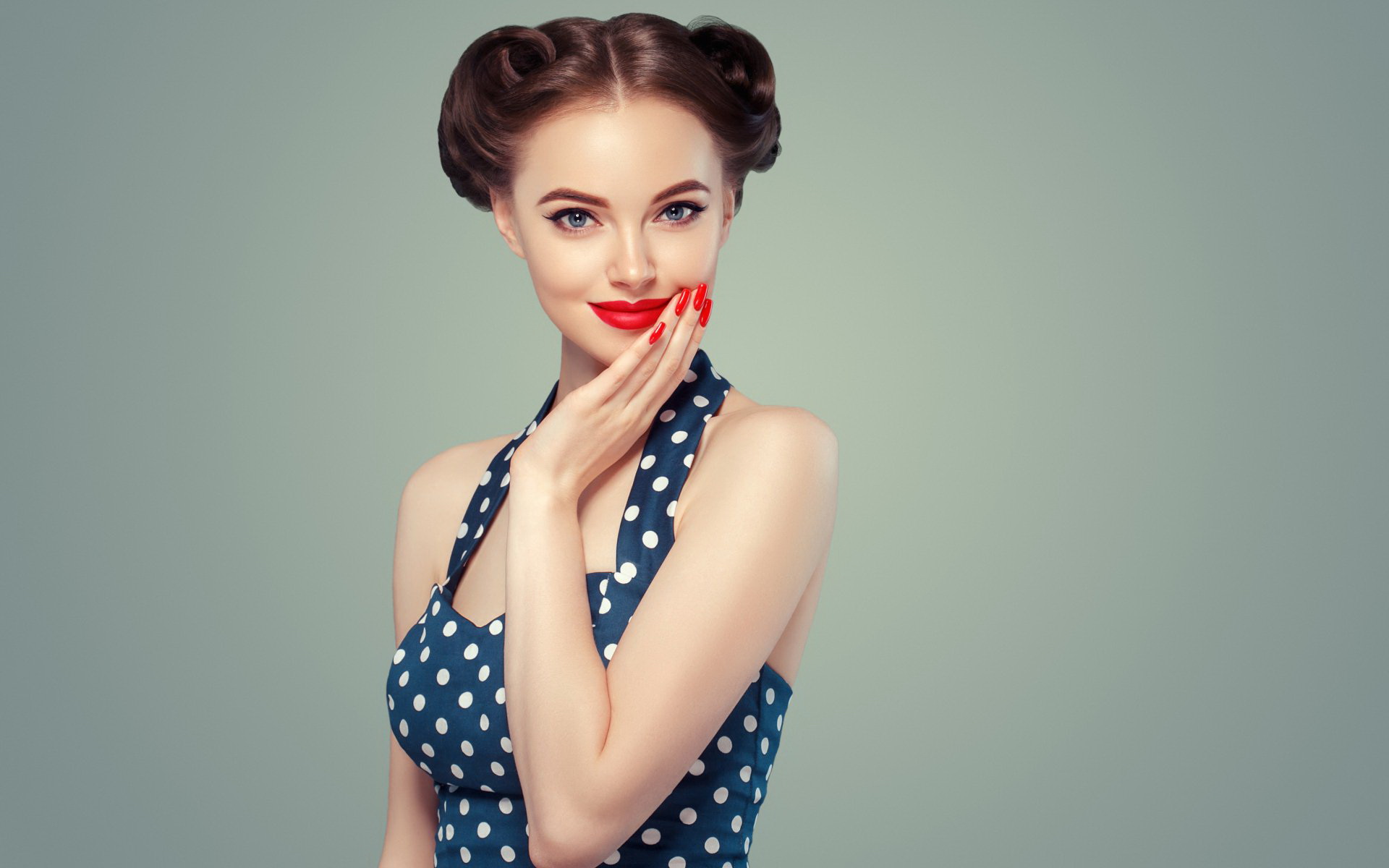 губы, красные, женщины