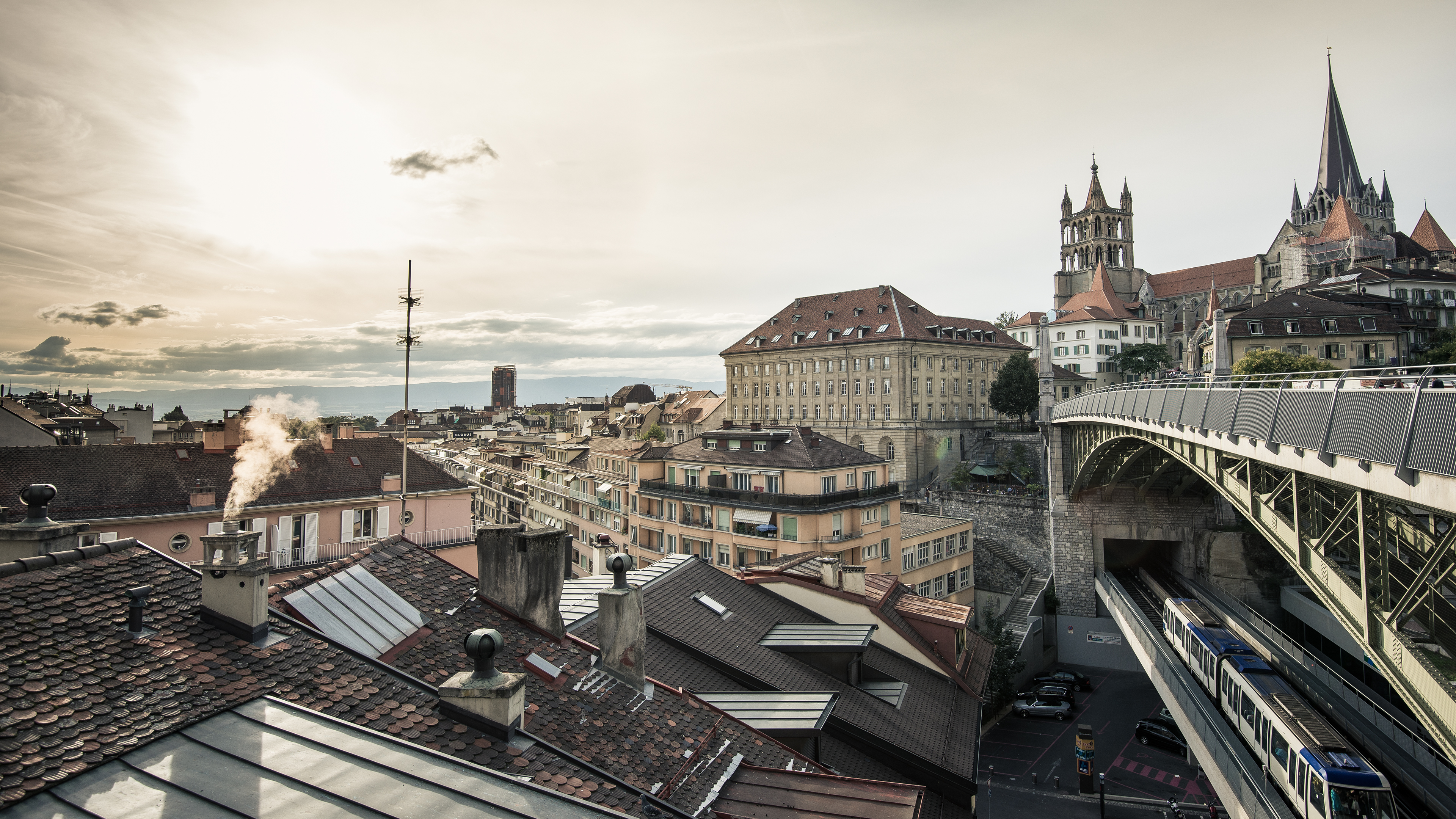 город, lausanne, swiss