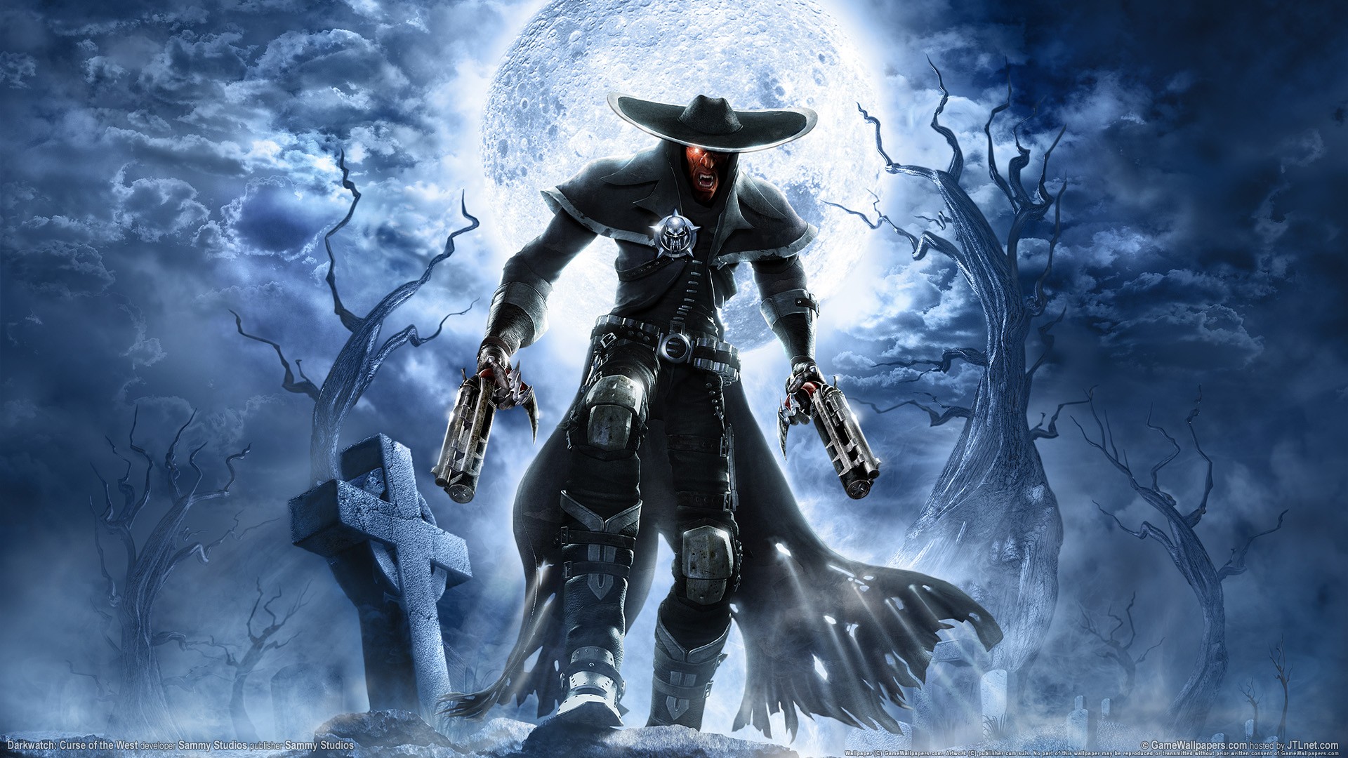 зомби, череп, луна