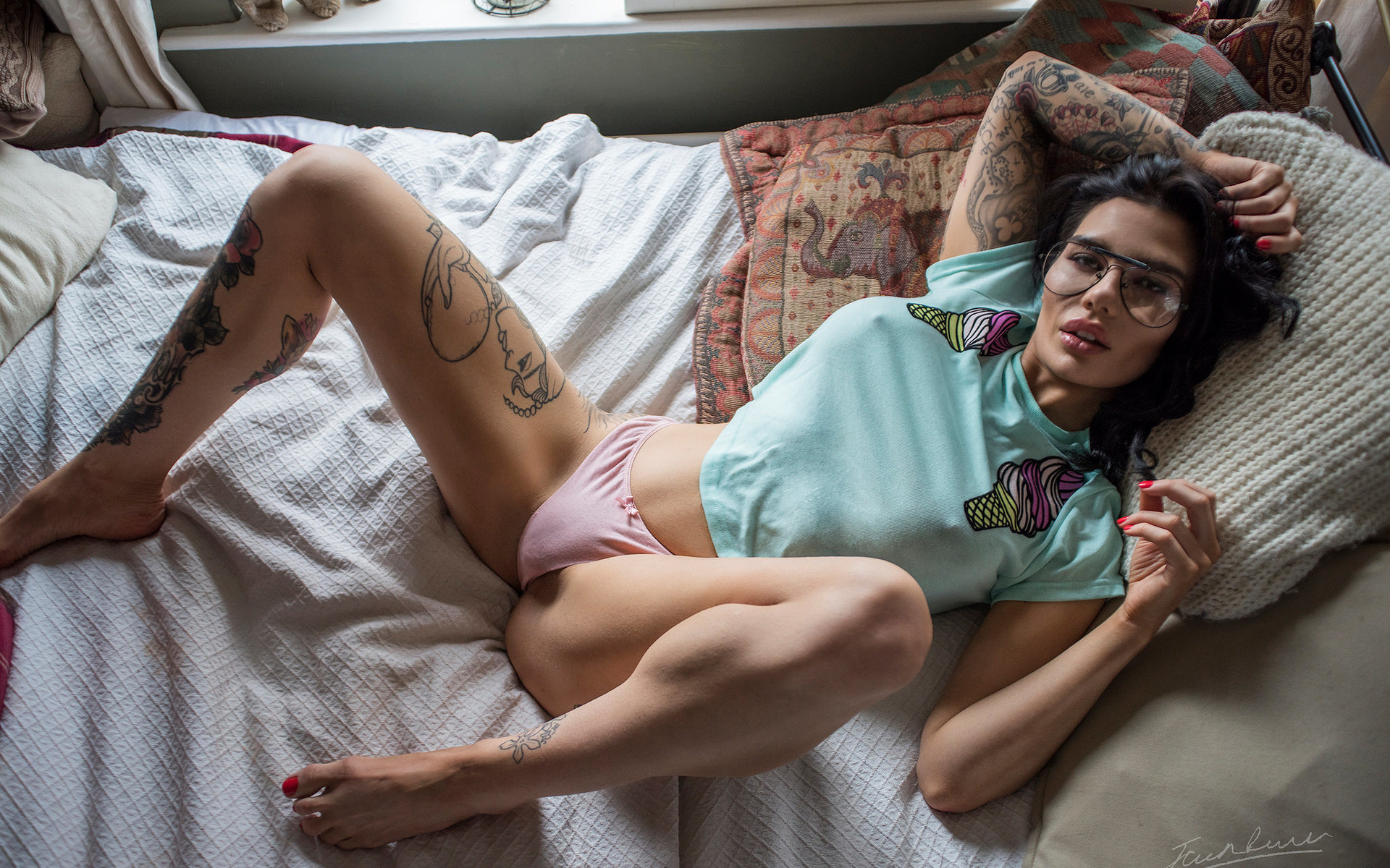 женщина, просмотр