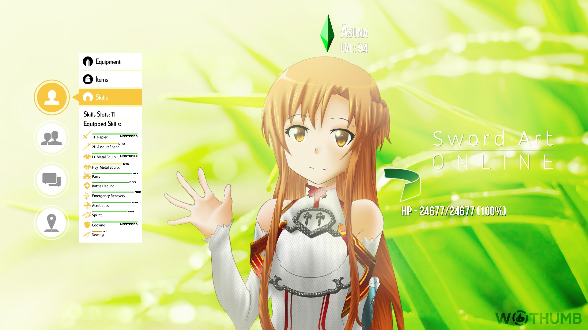 art, online, asuna