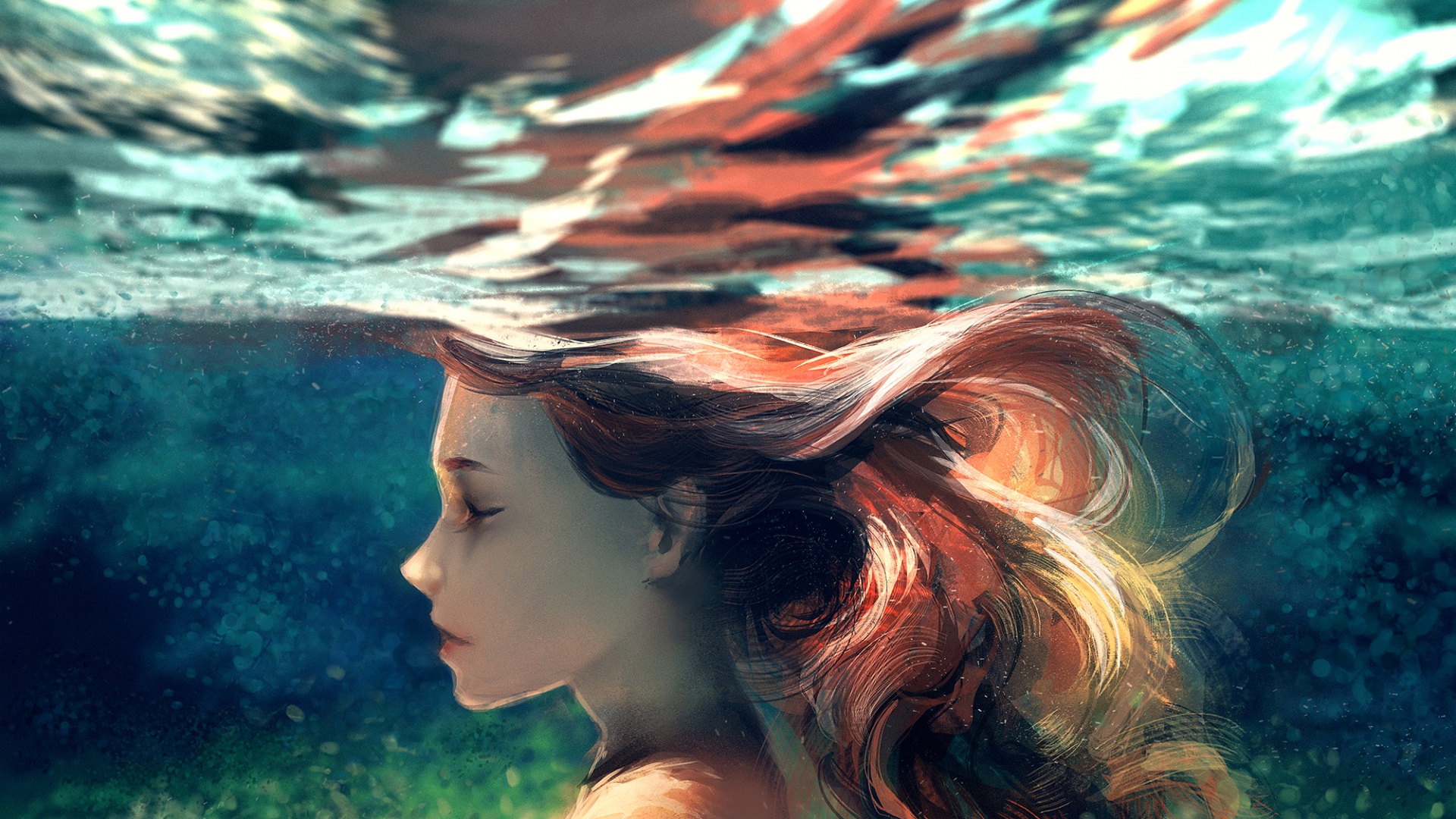 краска, вода