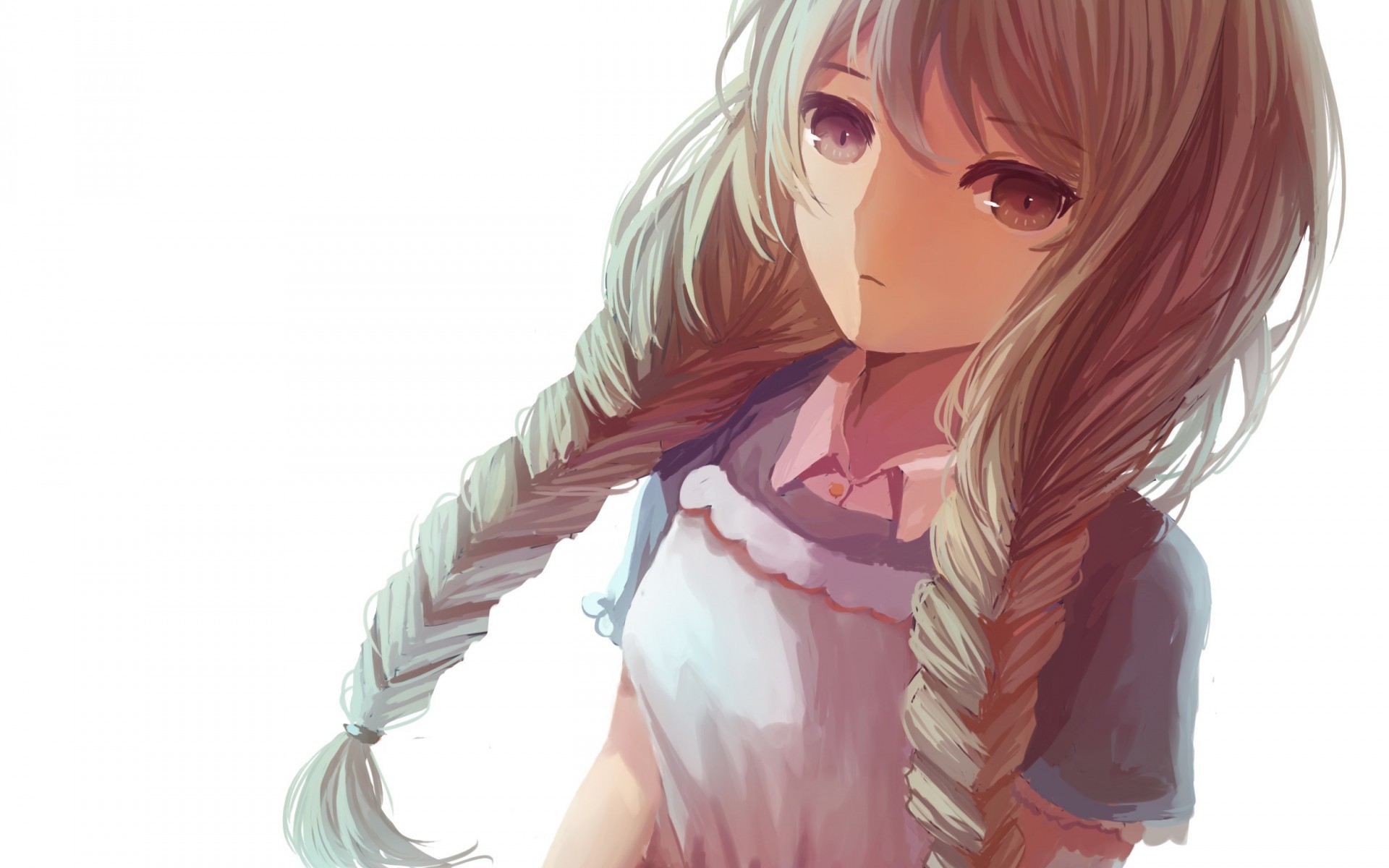 браун, девушка, волосы