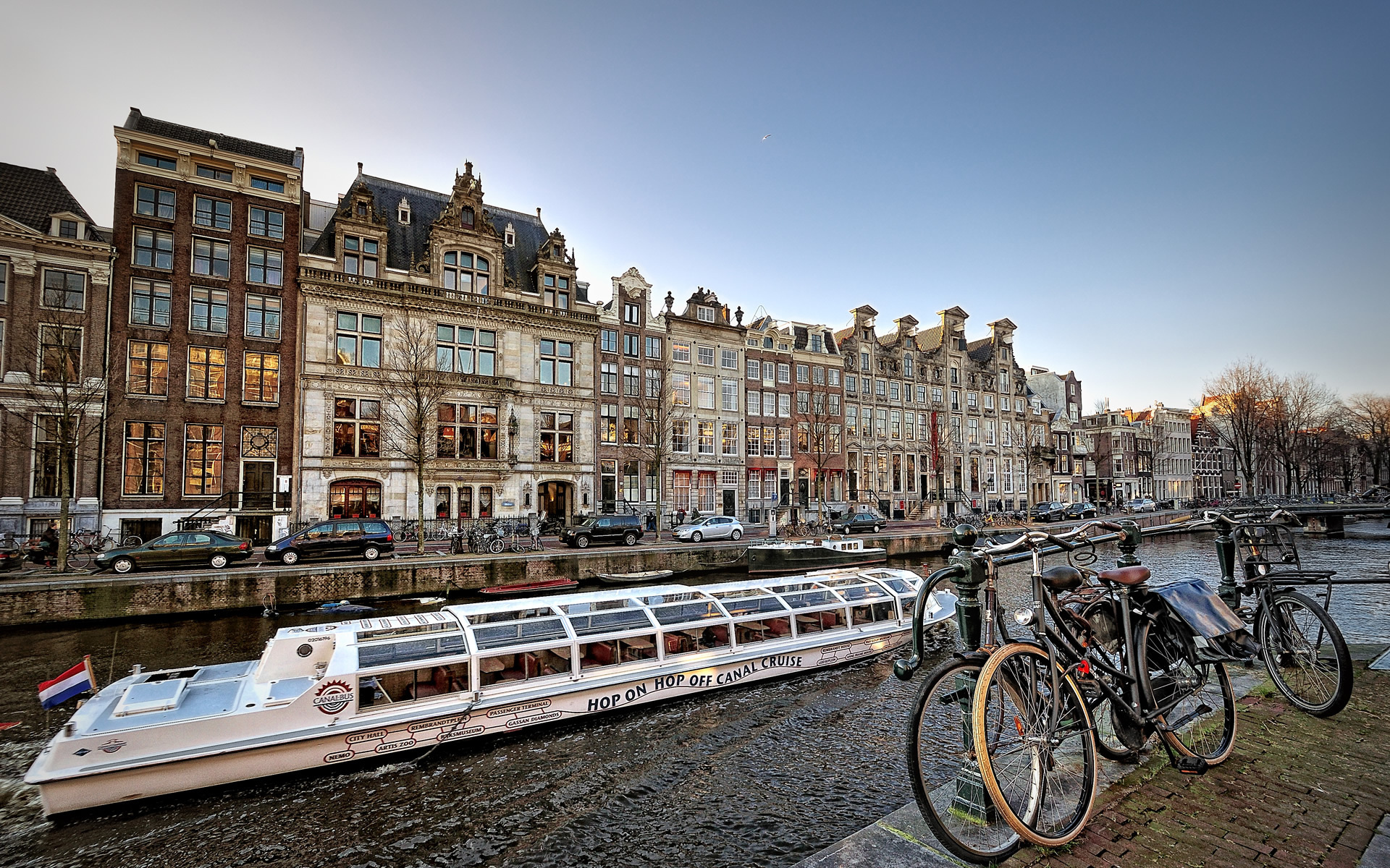 amsterdam, holland, дома Фон № 143225 разрешение 1920x1200