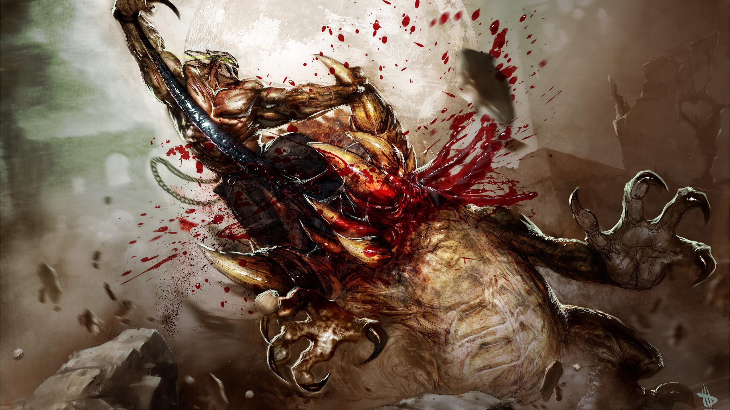 splatterhouse, монстр
