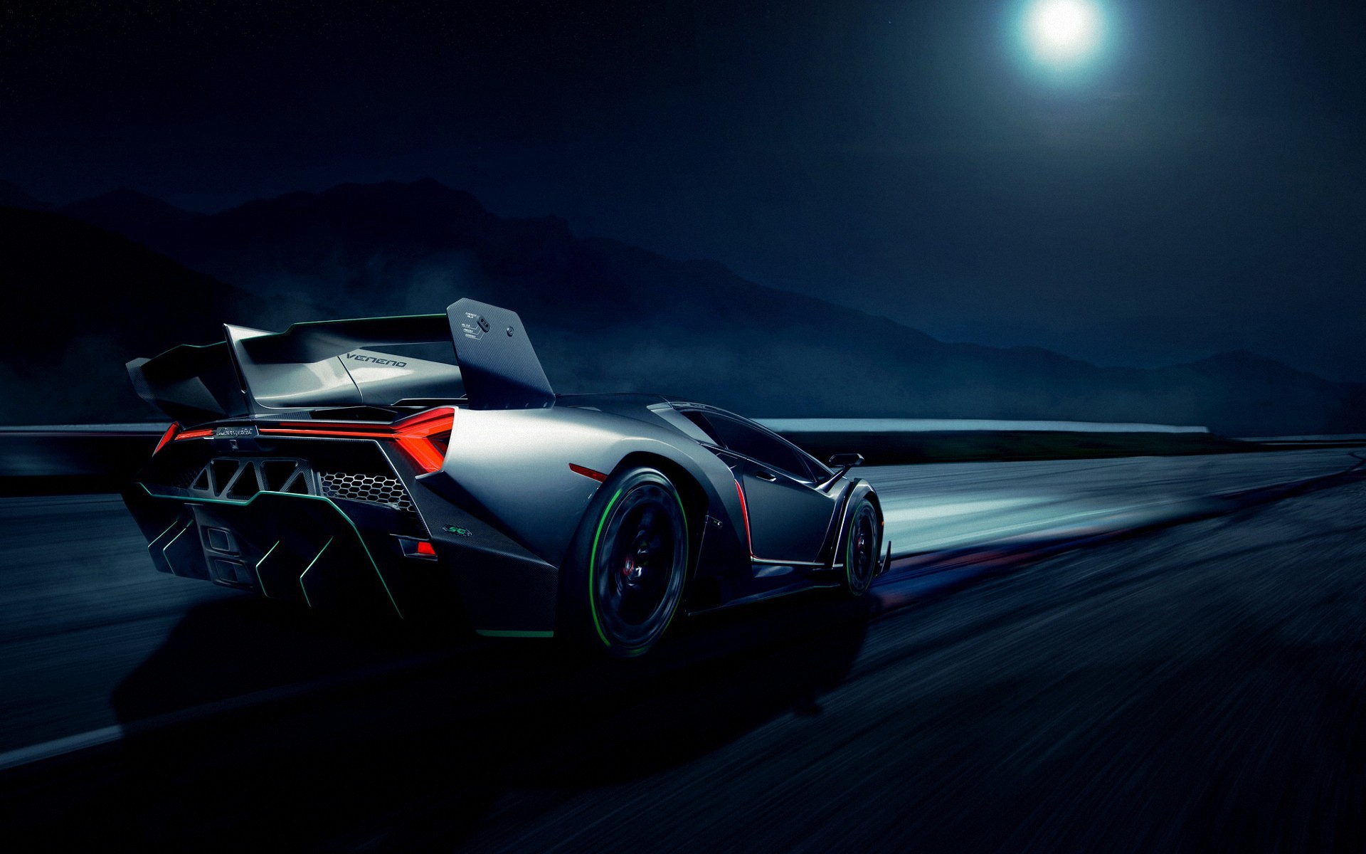lamborghini, veneno, прохладно